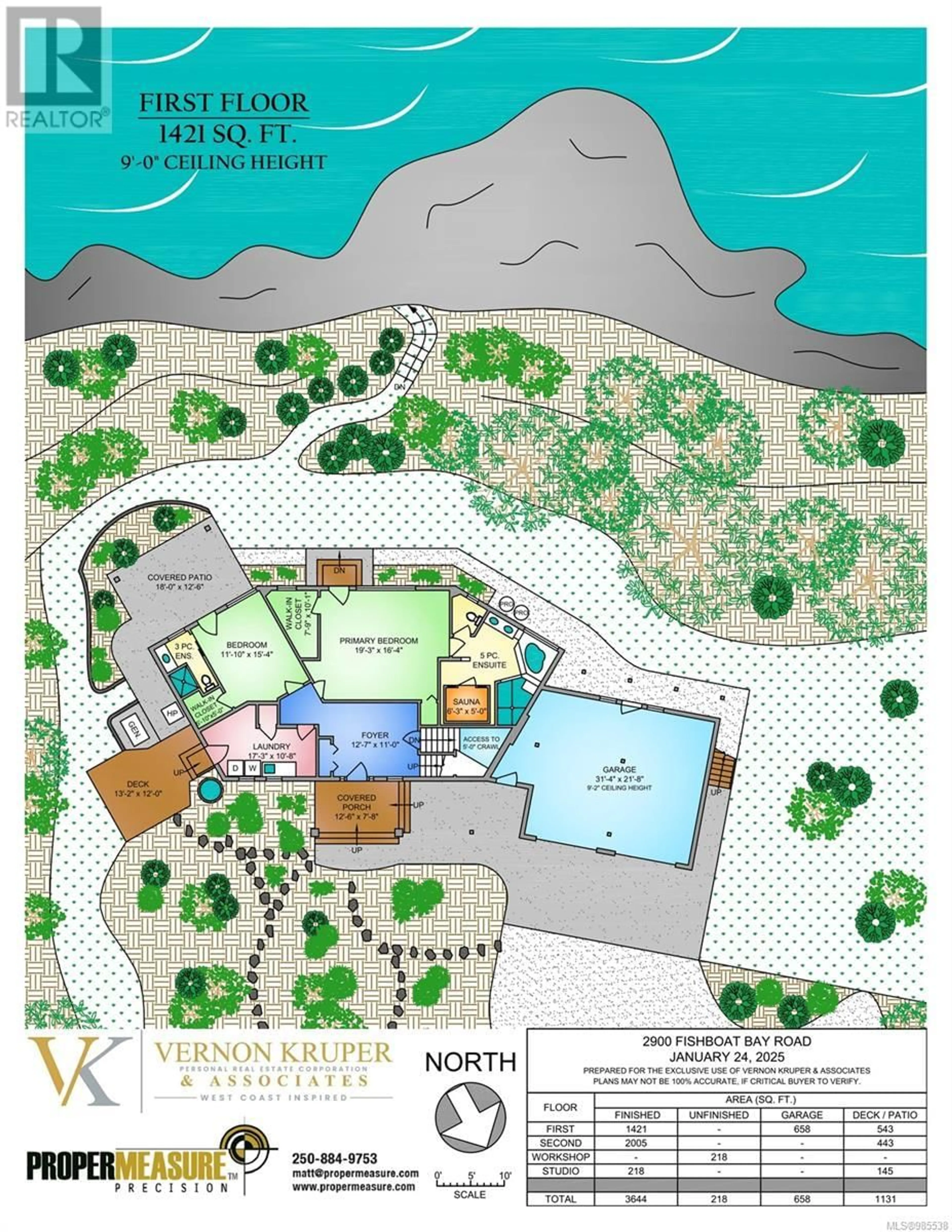 Floor plan for 2900 Fishboat Bay Rd, Sooke British Columbia V9Z1G9