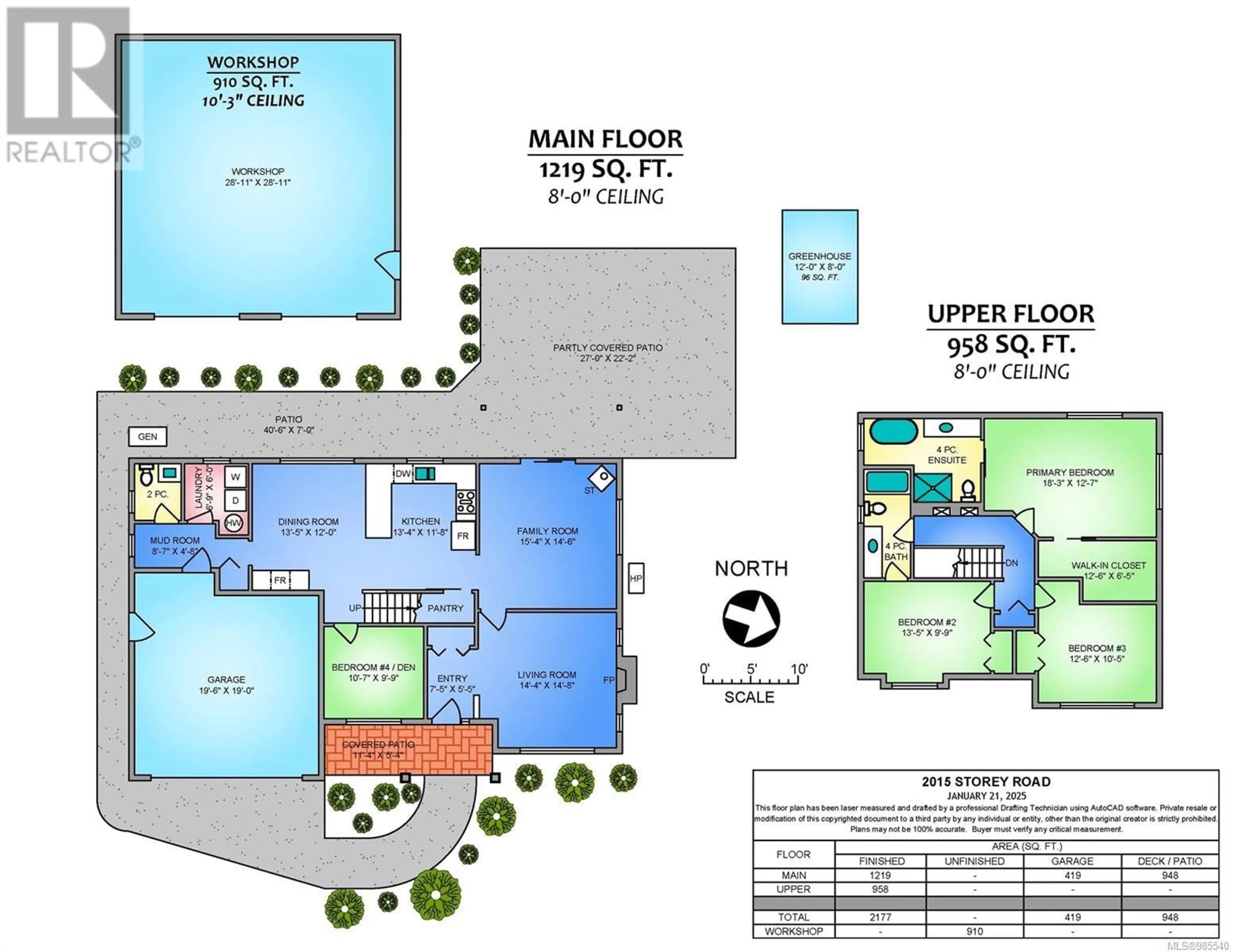 Floor plan for 2015 Storey Rd, Nanaimo British Columbia V9X1K6