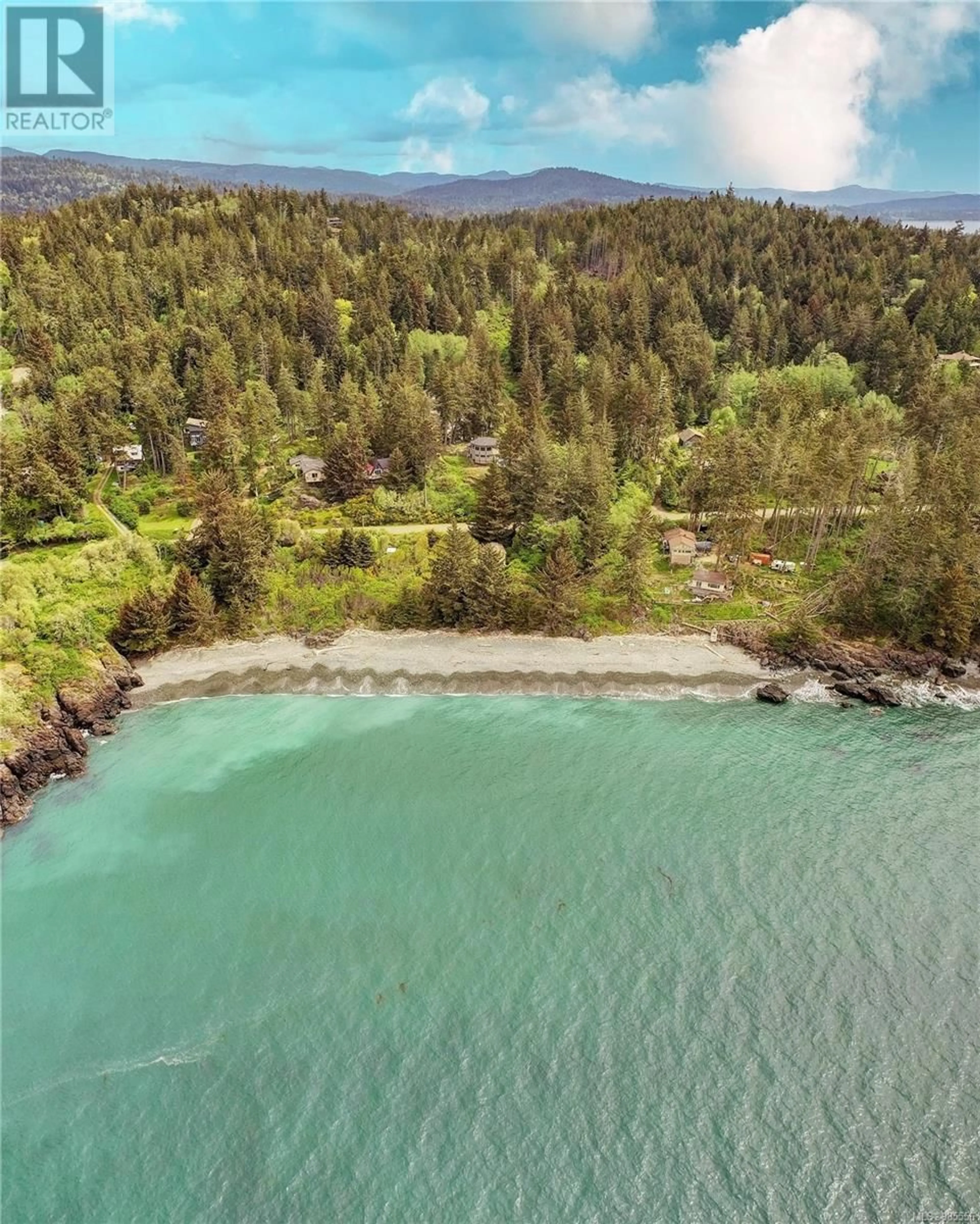 A pic from outside/outdoor area/front of a property/back of a property/a pic from drone, water/lake/river/ocean view for 8519 WEST COAST ROAD, Sooke British Columbia V9Z1H2