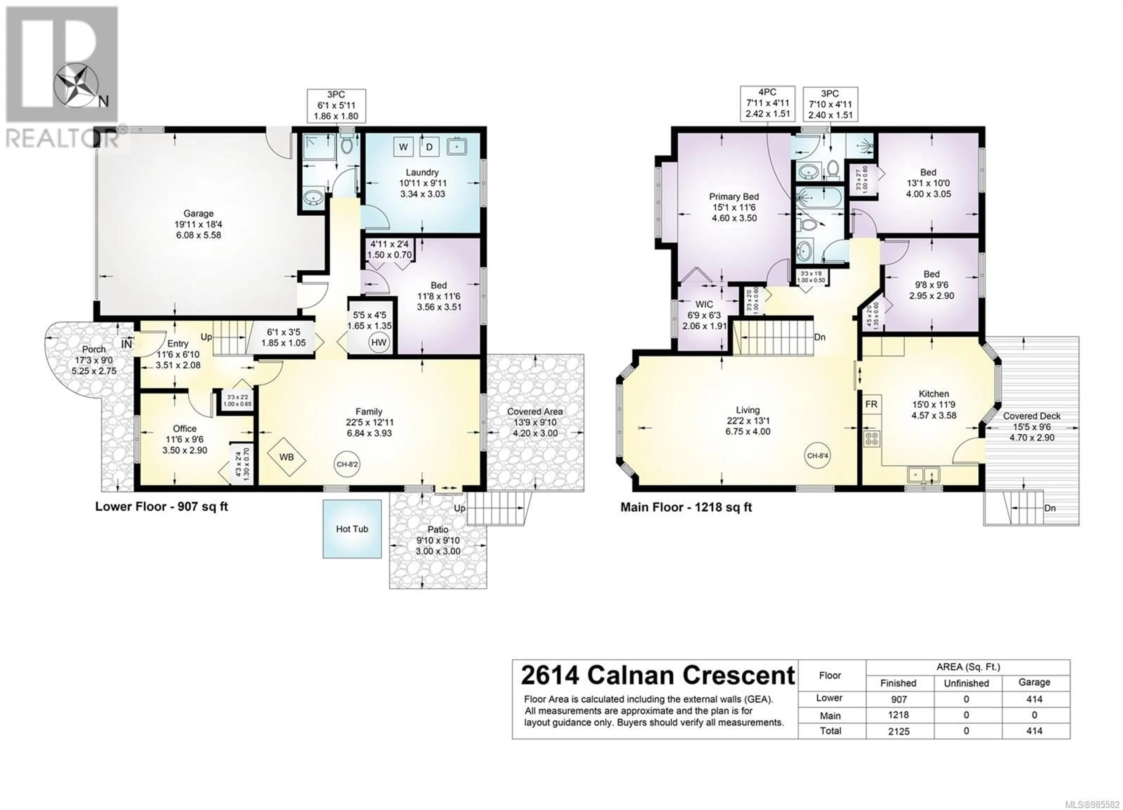 Floor plan for 2614 Calnan Cres, Cumberland British Columbia V0R1S0