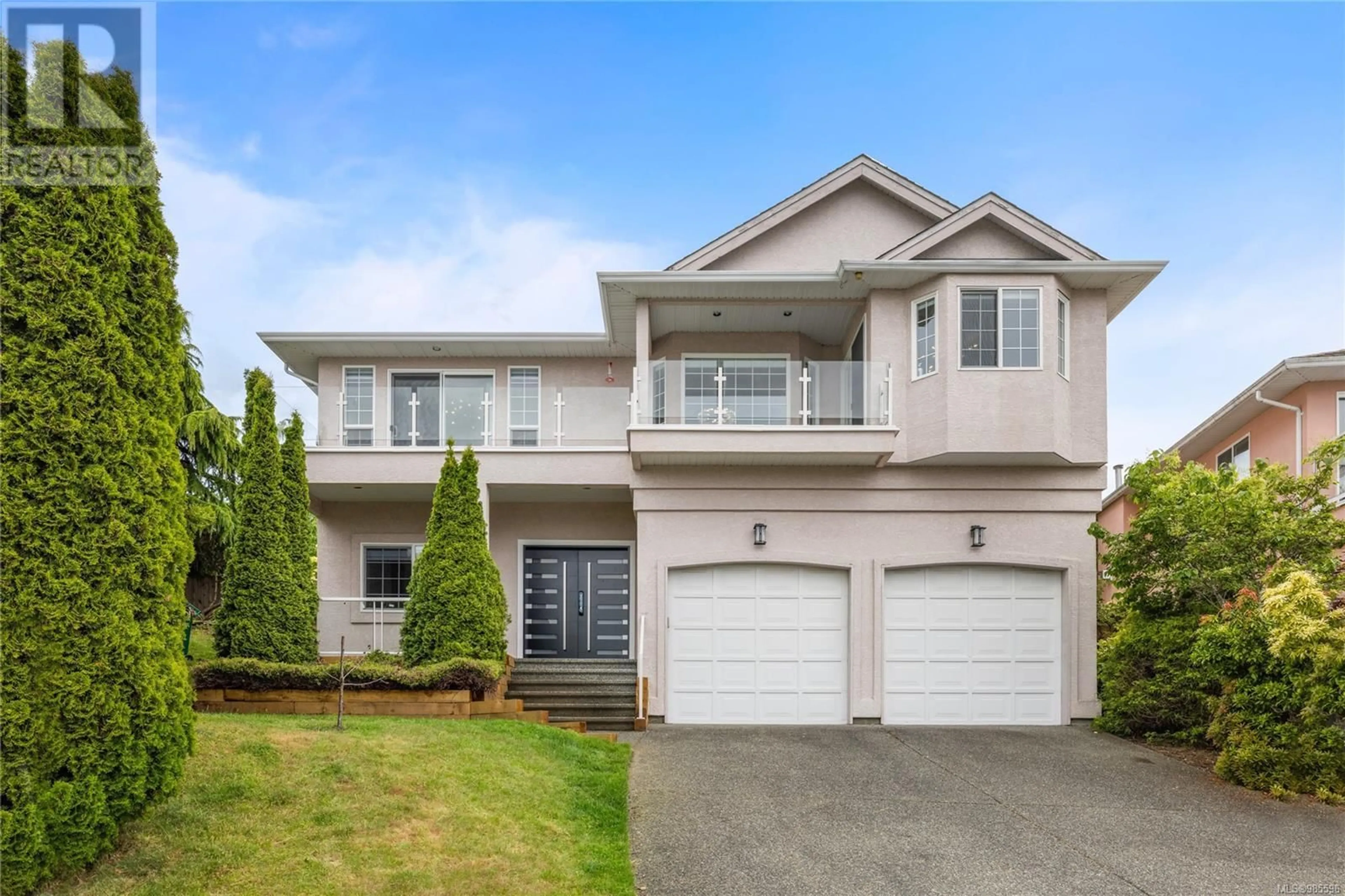 Home with vinyl exterior material, street for 6422 ZANTE PLACE, Nanaimo British Columbia V9V1P2