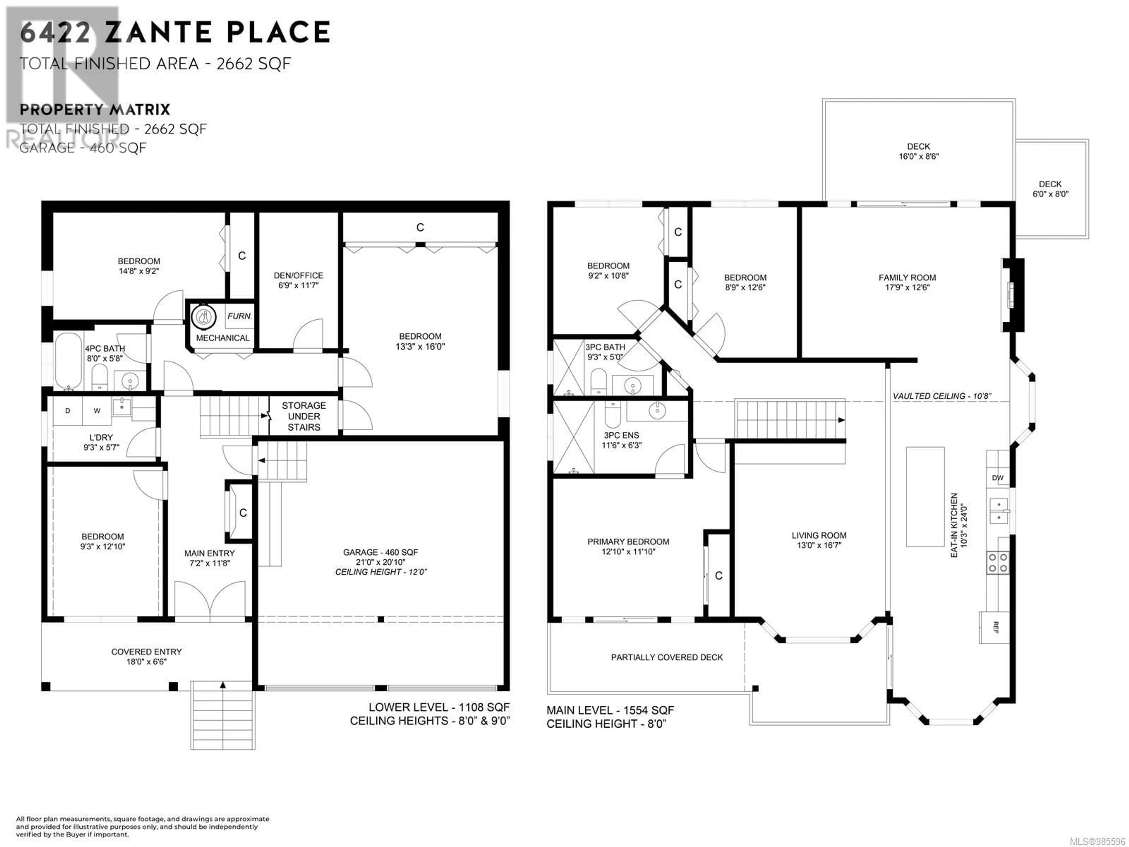 Floor plan for 6422 Zante Pl, Nanaimo British Columbia V9V1P2