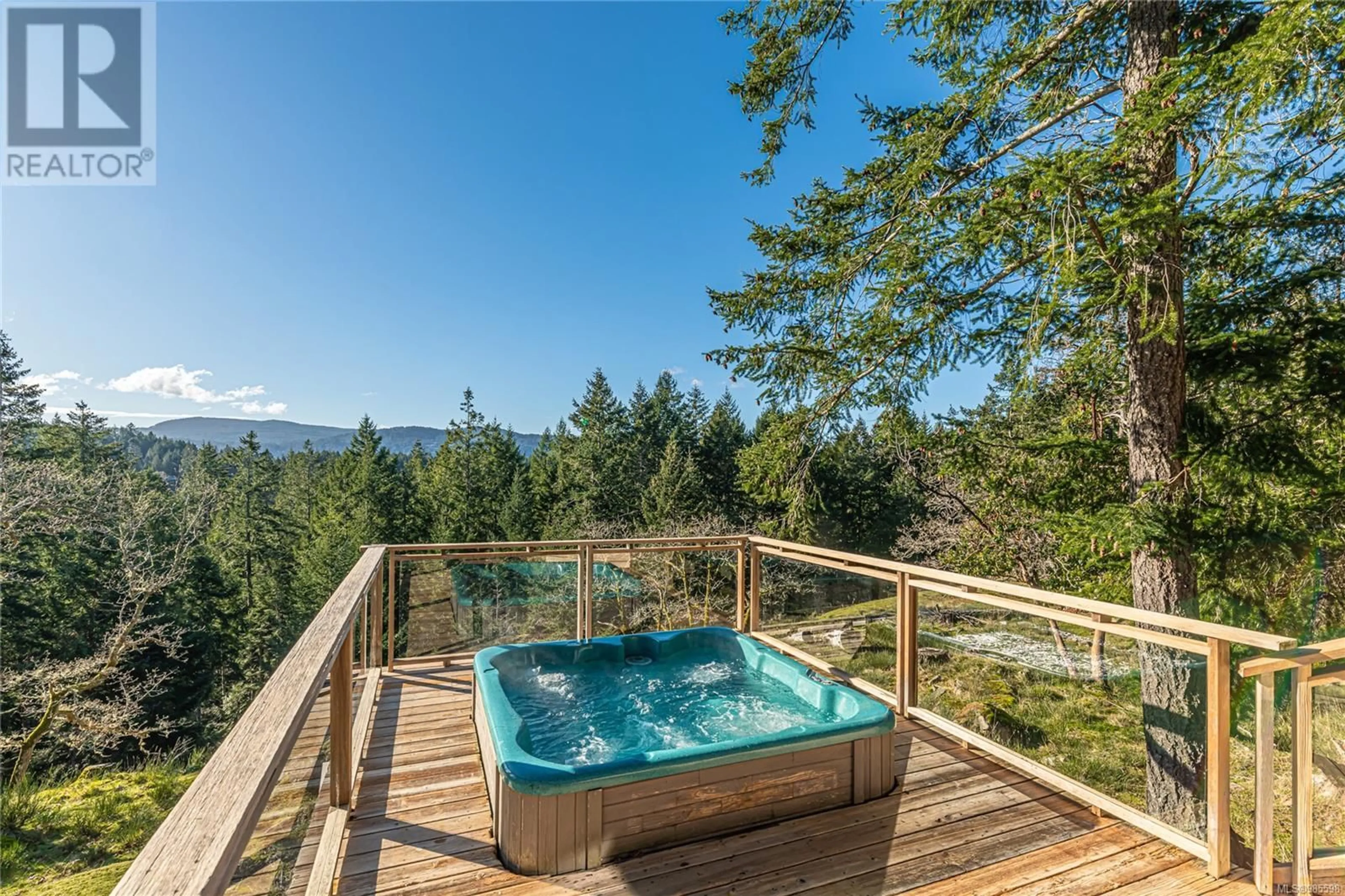 Patio, water/lake/river/ocean view for 823 Nose Point Rd, Salt Spring British Columbia V8K1S5