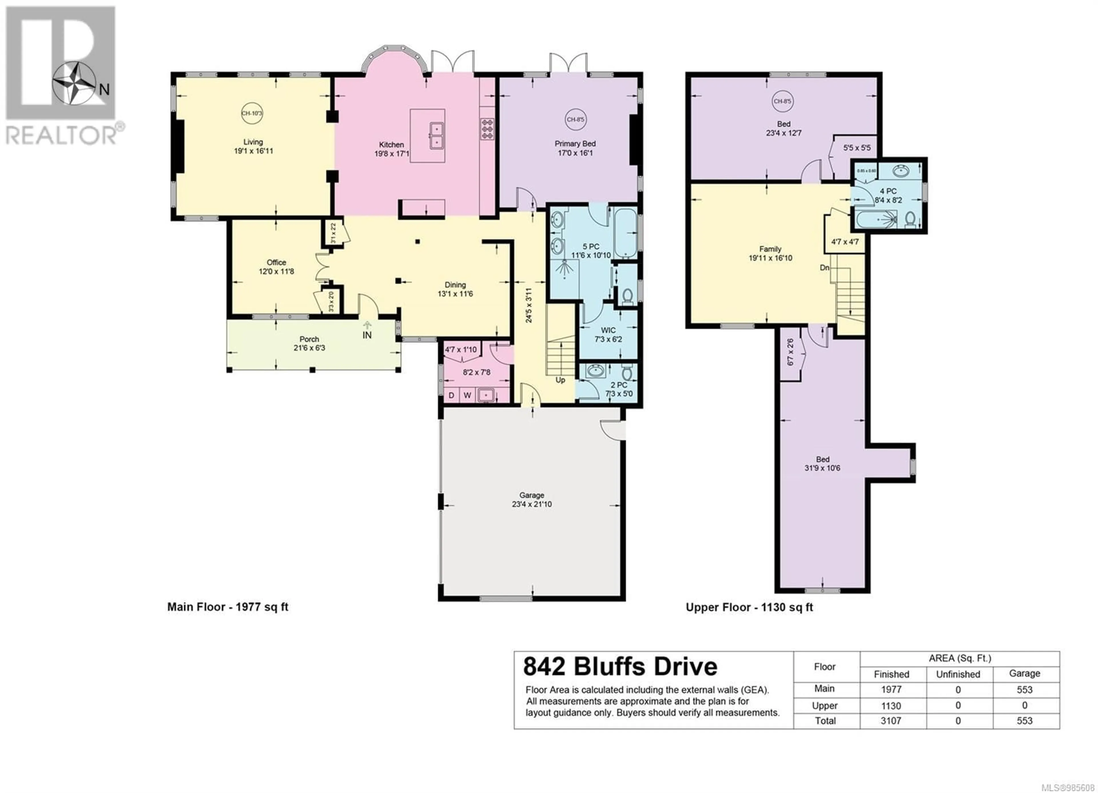 Floor plan for 842 Bluffs Dr, Qualicum Beach British Columbia V9K0A2