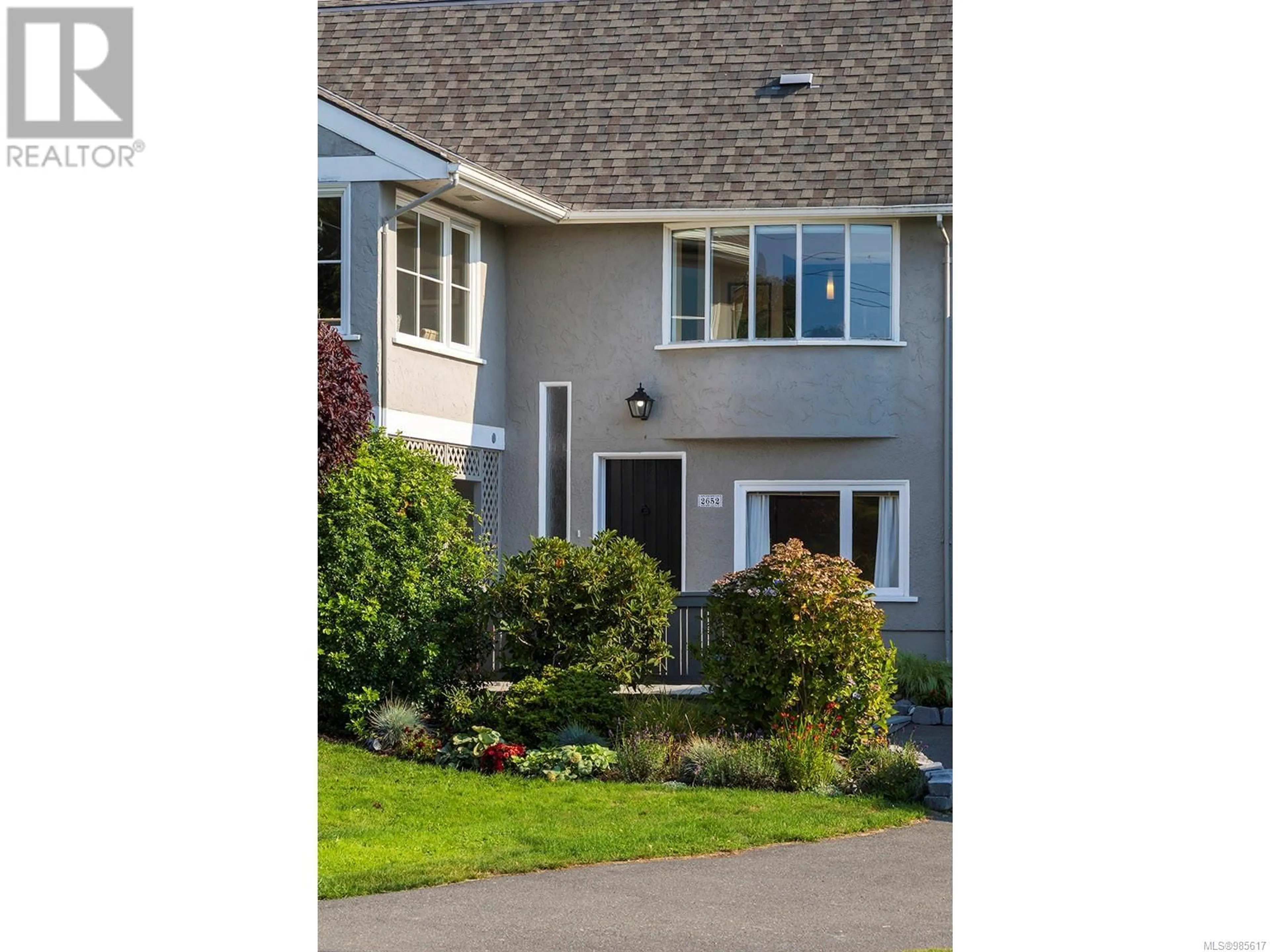 Home with vinyl exterior material, street for 2652 Killarney Rd, Saanich British Columbia V8P3G8