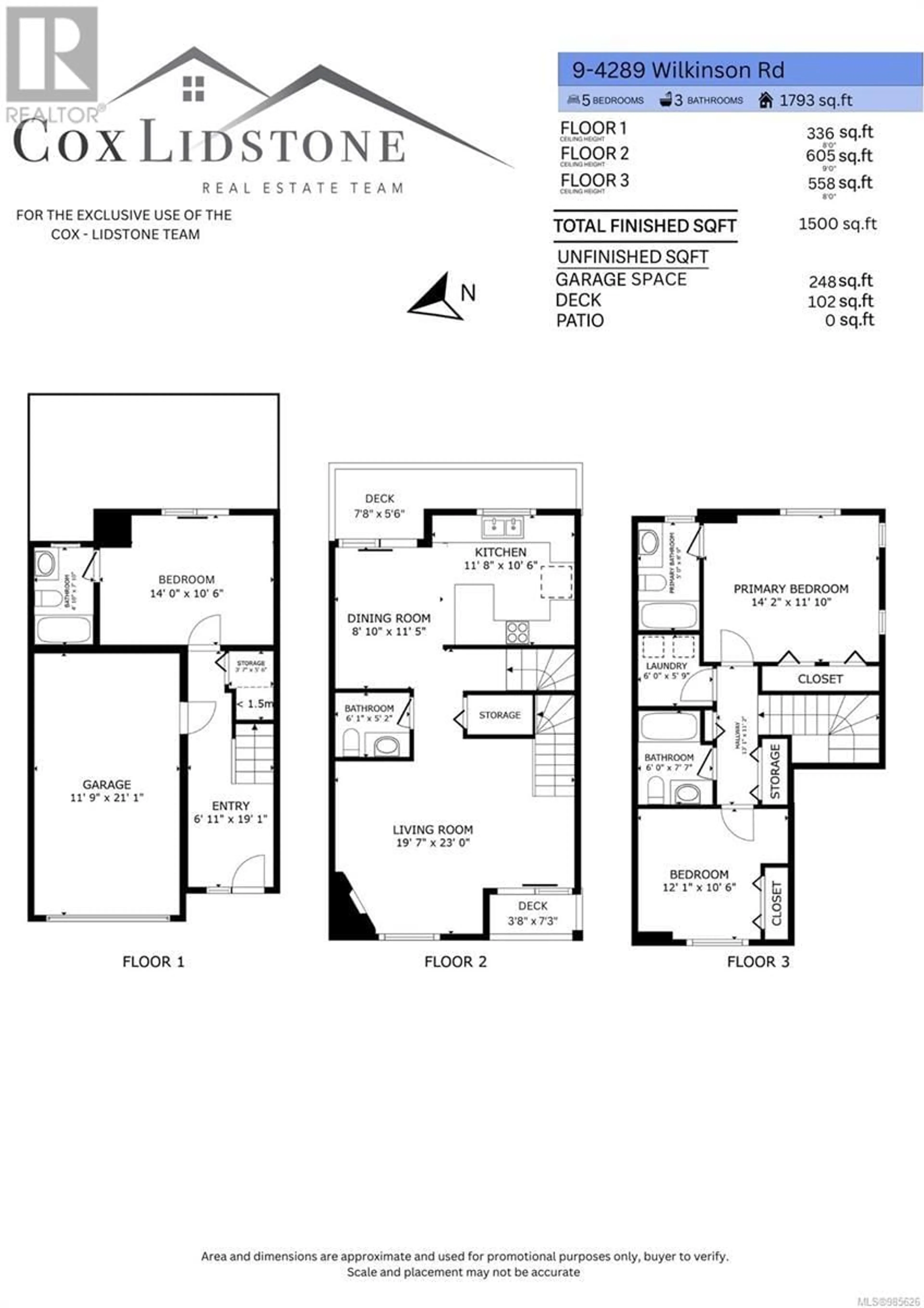 Floor plan for 9 4289 Wilkinson Rd, Saanich British Columbia V8Z5B2