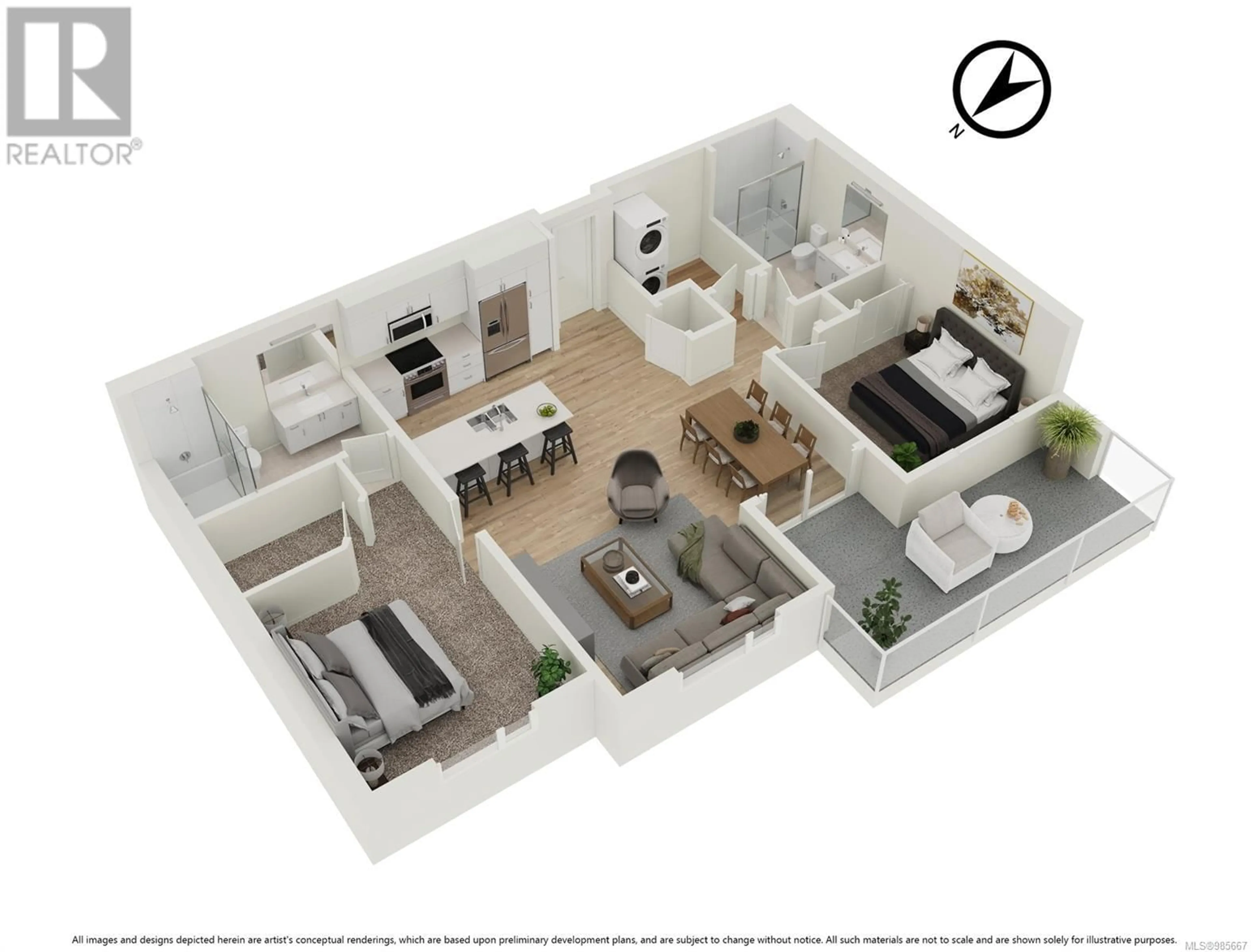 Floor plan for 203 - 924 JENKINS AVENUE, Langford British Columbia V9B2N7