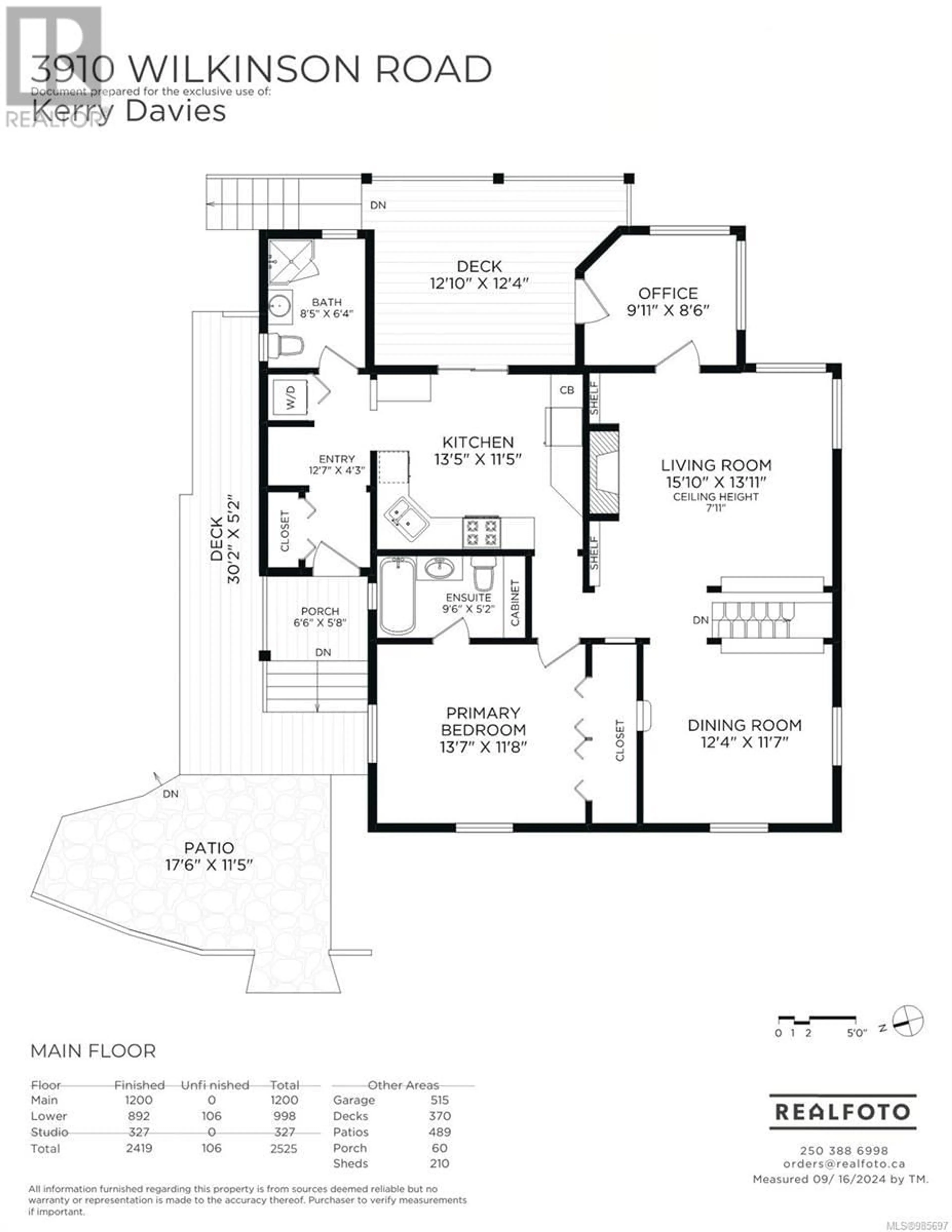 Floor plan for 3910 Wilkinson Rd, Saanich British Columbia V8Z5A2