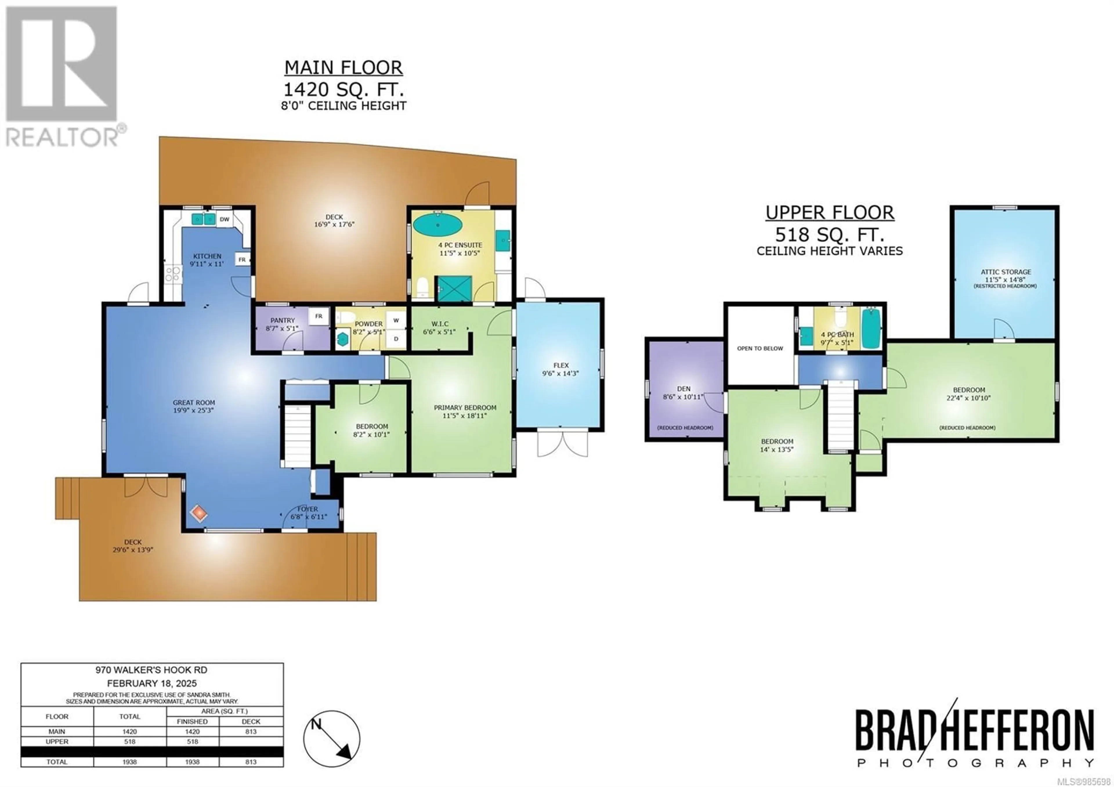 Floor plan for 970 Walkers Hook Rd, Salt Spring British Columbia V8K1B5