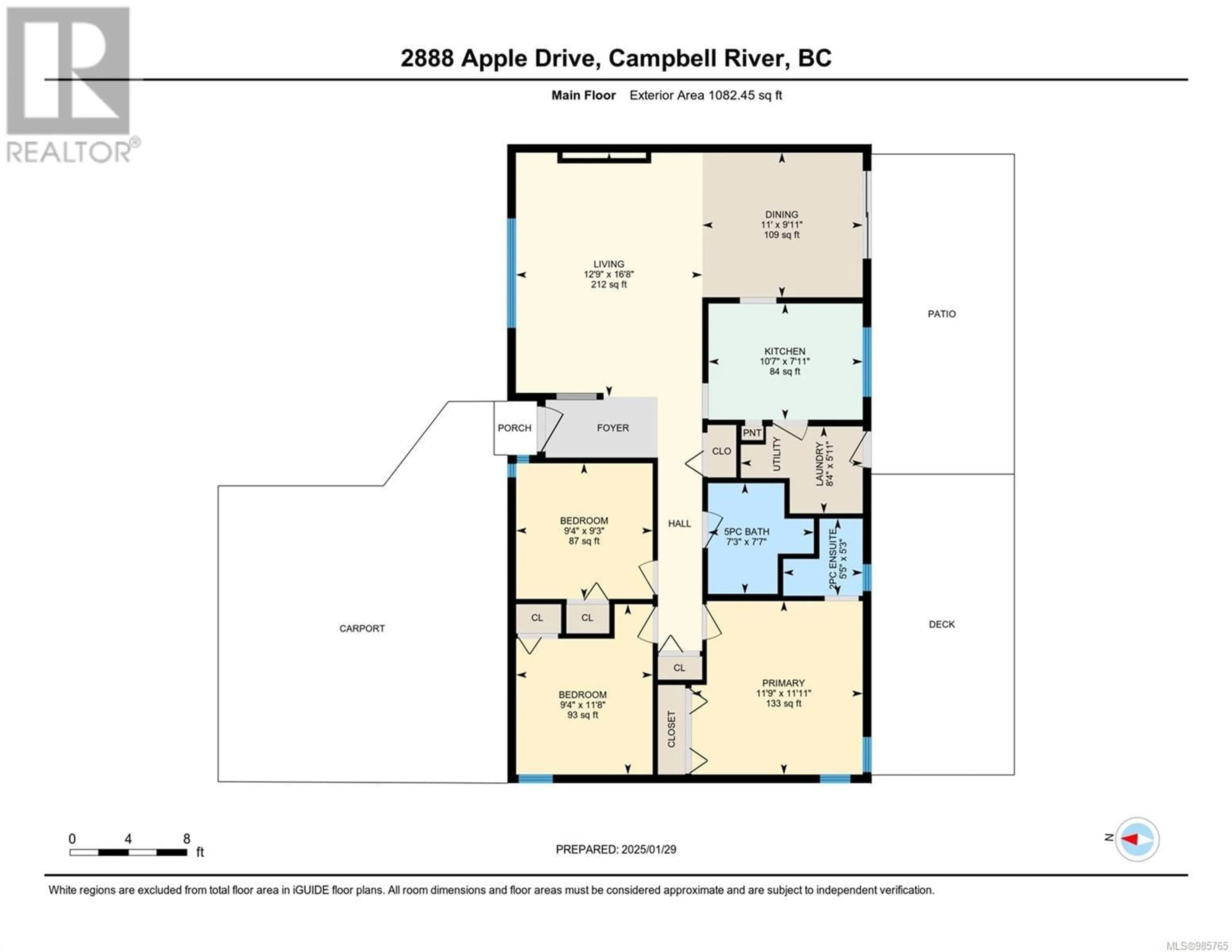 Floor plan for 2888 Apple Dr, Campbell River British Columbia V9W6X3