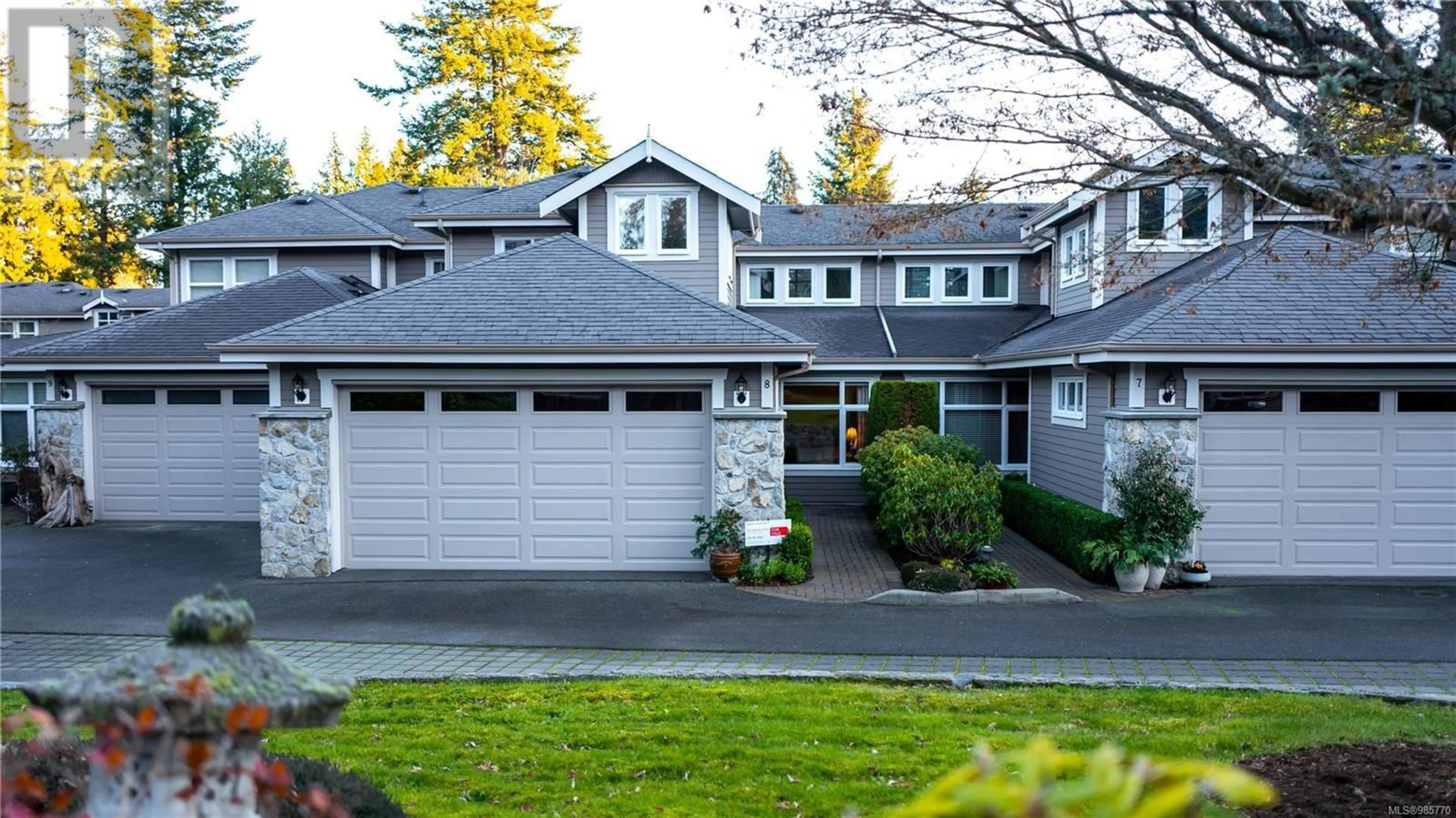 Home with vinyl exterior material, street for 8 974 Sutcliffe Rd, Saanich British Columbia V8Y1M8