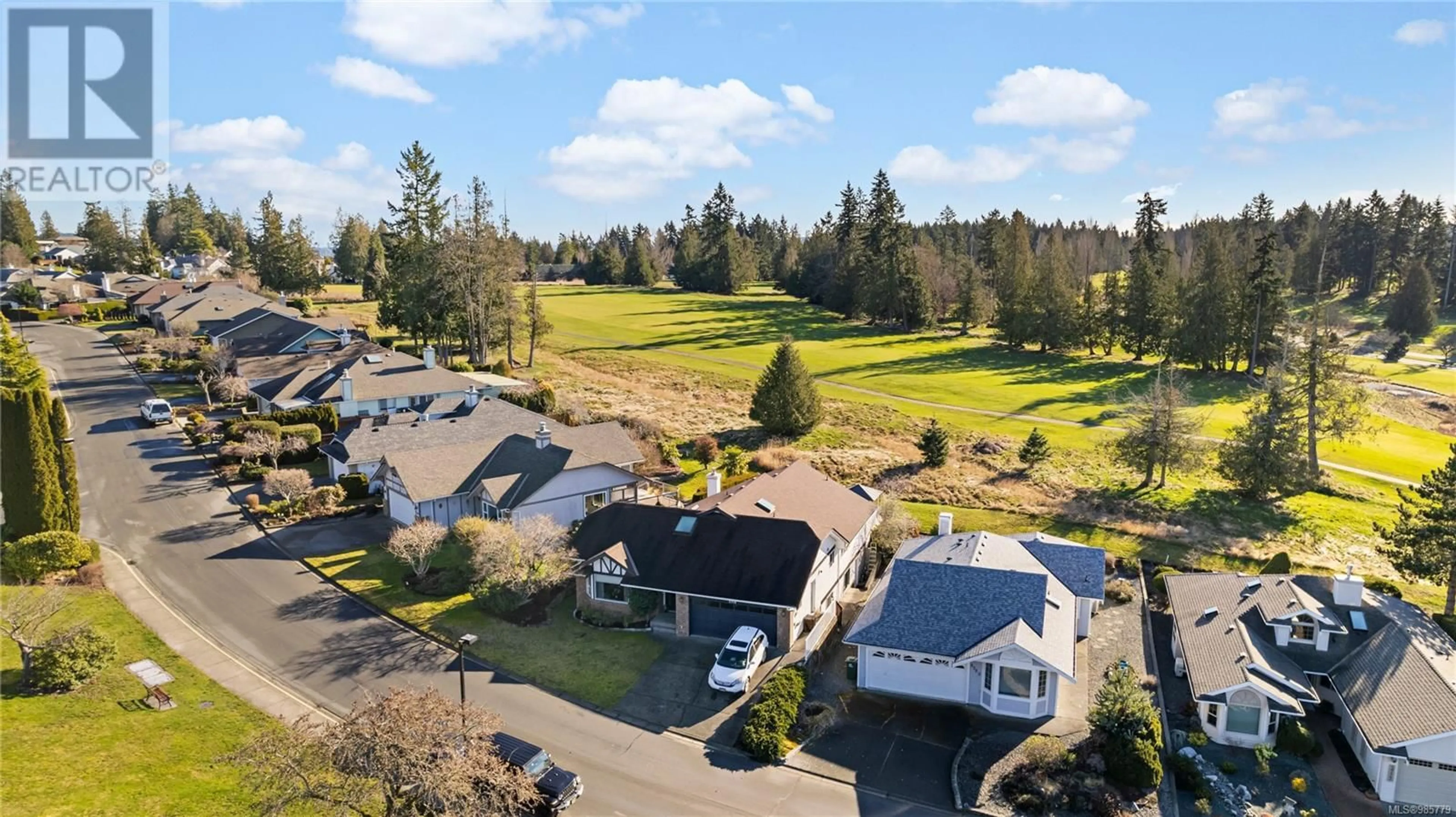 A pic from outside/outdoor area/front of a property/back of a property/a pic from drone, street for 3718 Arbutus Dr N, Cobble Hill British Columbia V8H0K8