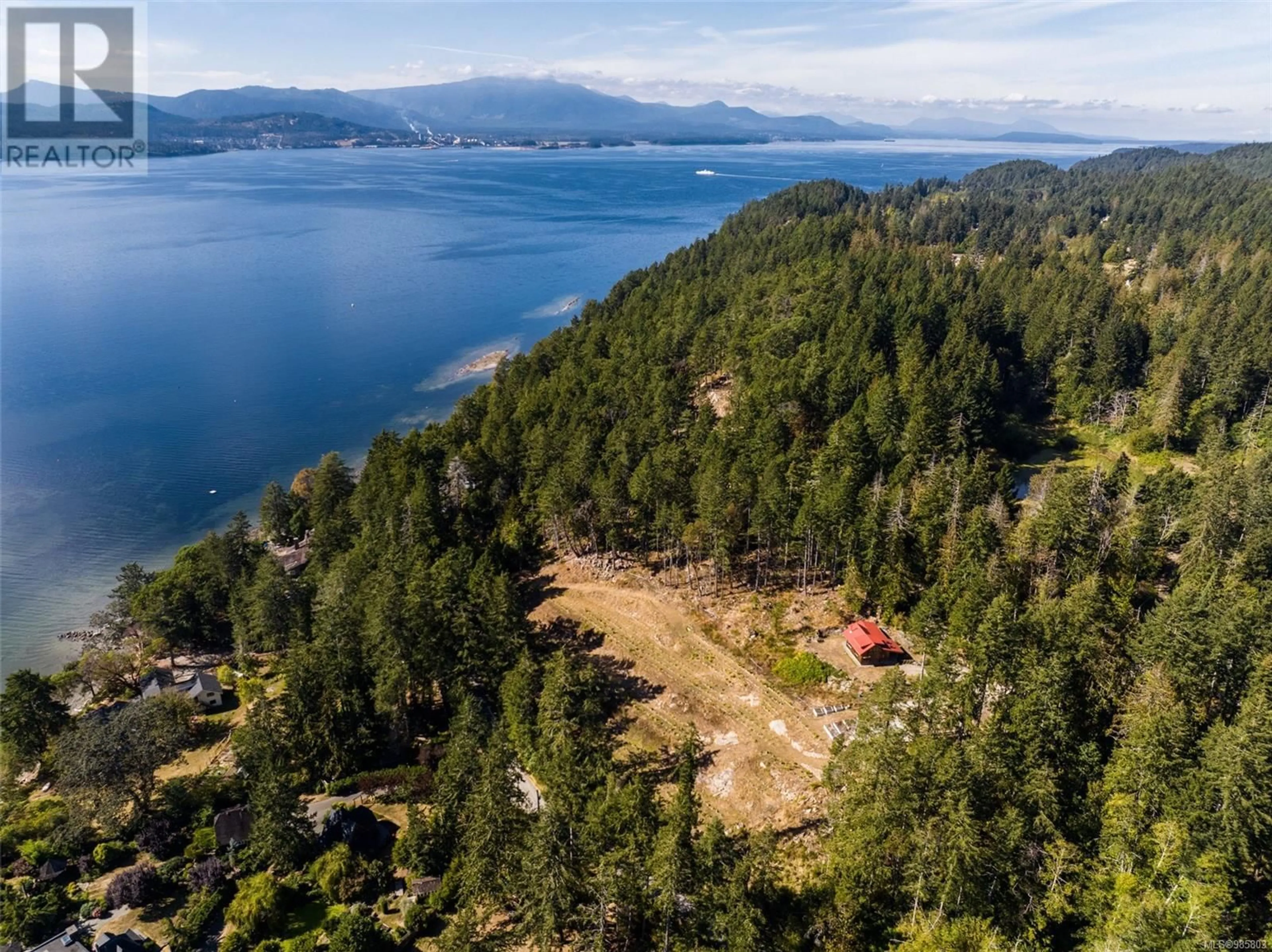 A pic from outside/outdoor area/front of a property/back of a property/a pic from drone, water/lake/river/ocean view for 400 Baker Rd, Salt Spring British Columbia V8K2N5