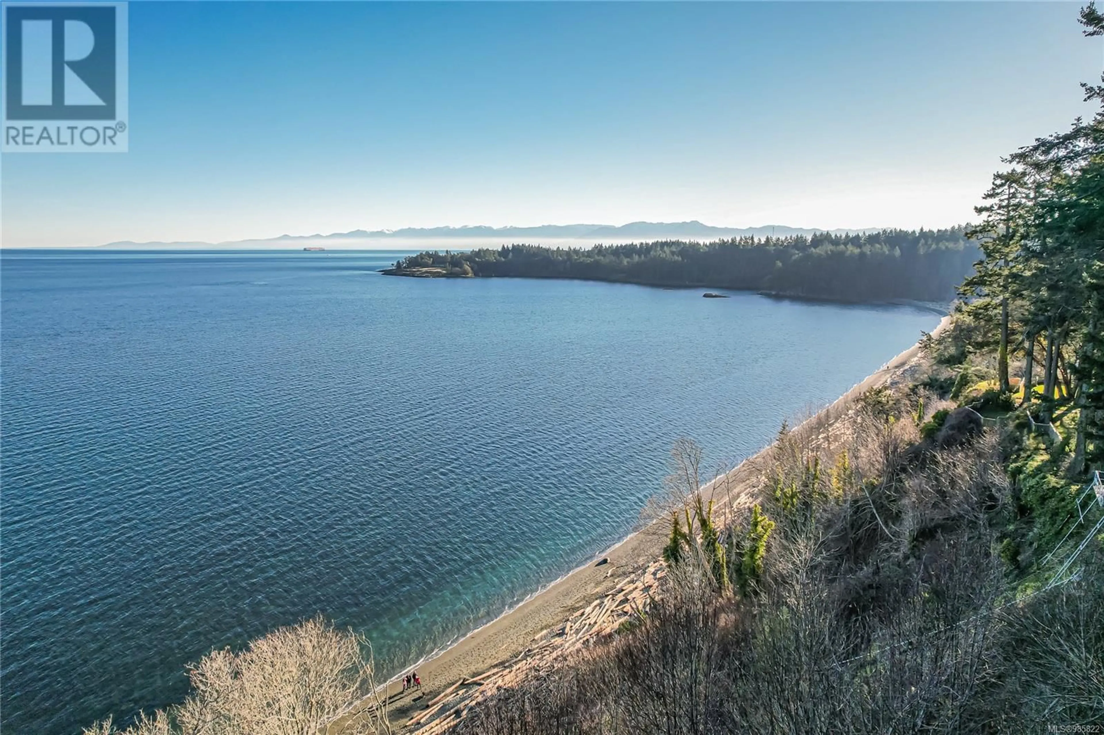 A pic from outside/outdoor area/front of a property/back of a property/a pic from drone, water/lake/river/ocean view for 3609 Farhill Rd, Metchosin British Columbia V9C3W3