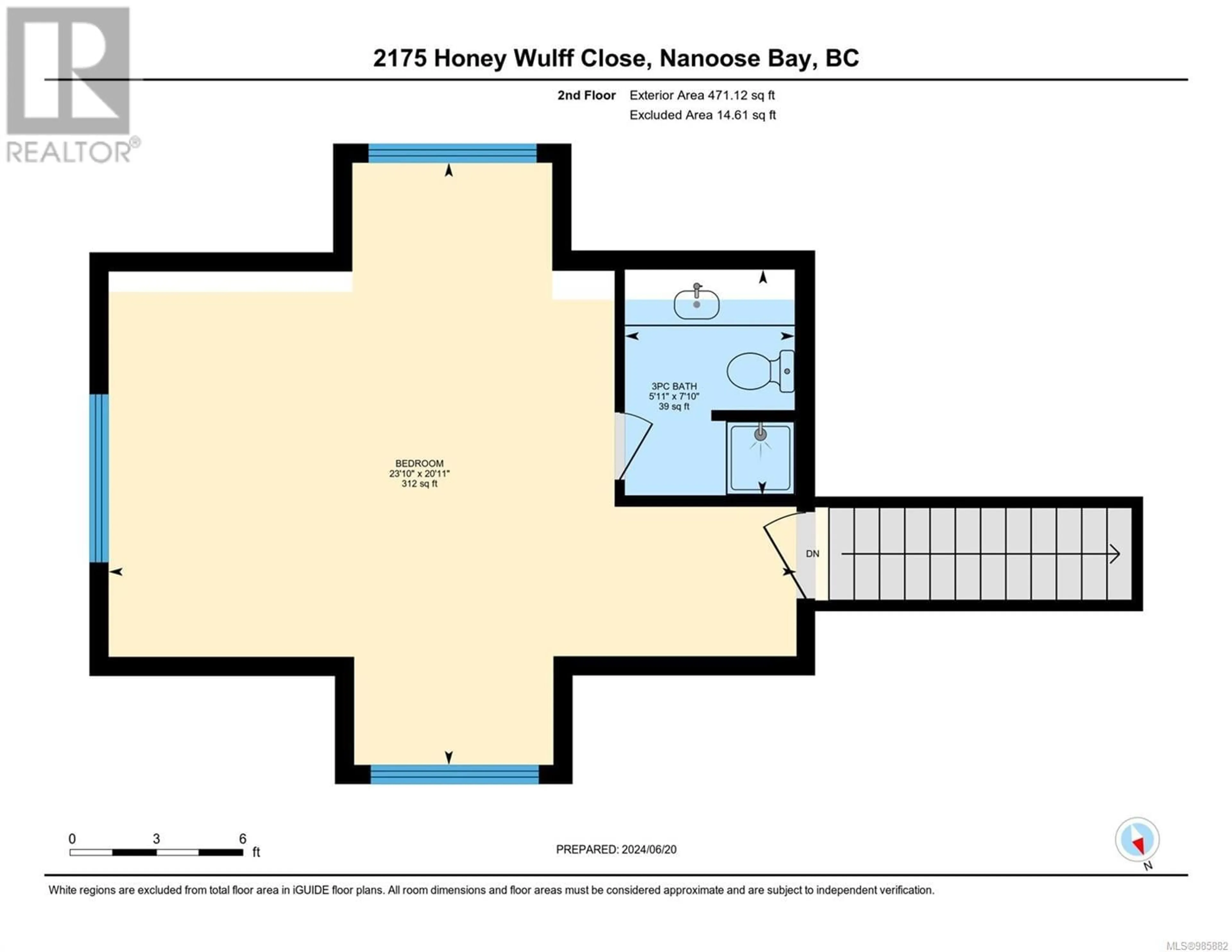 Floor plan for 2175 Honey Wulff Close, Nanoose Bay British Columbia V9P9L6