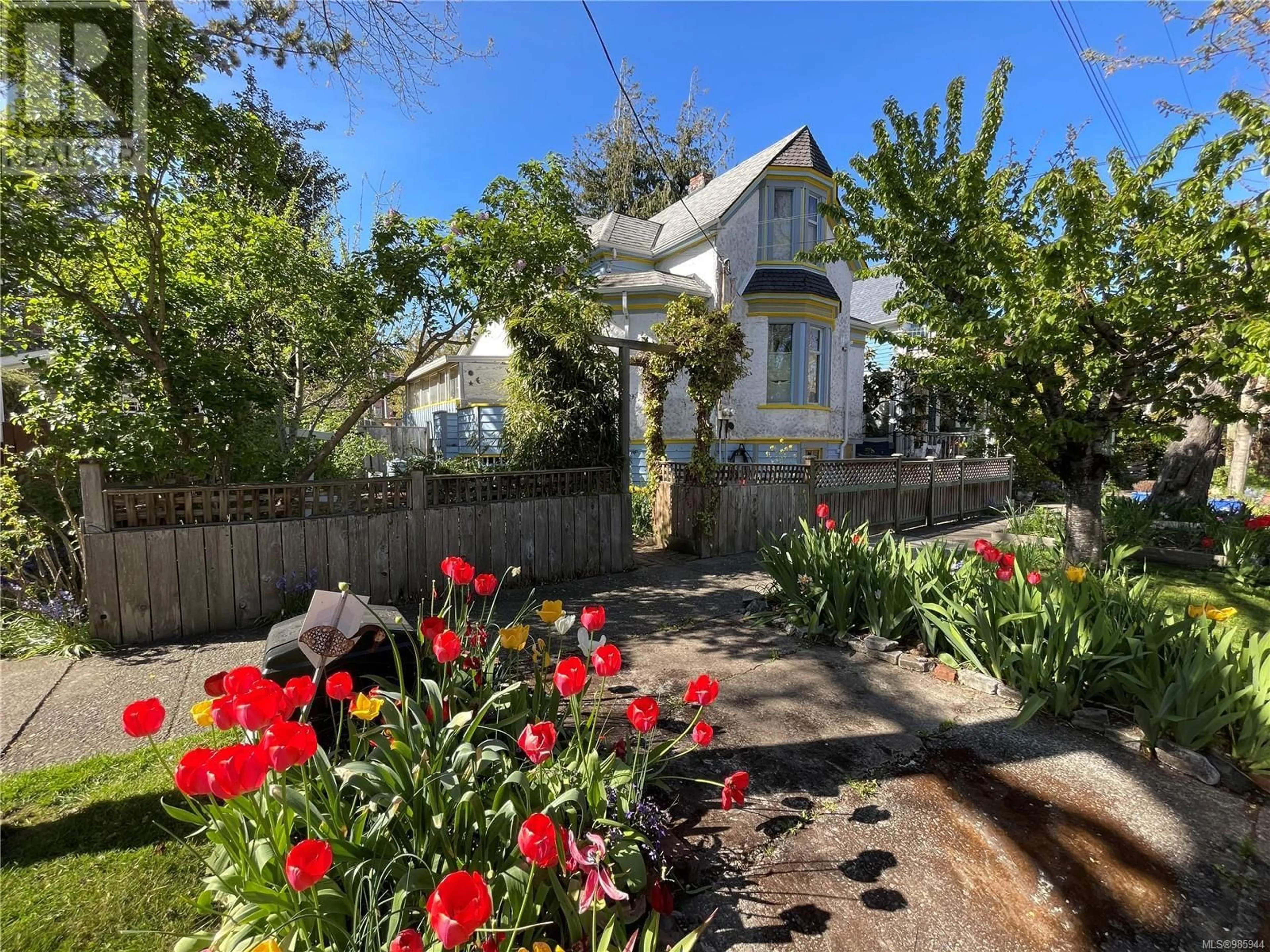 A pic from outside/outdoor area/front of a property/back of a property/a pic from drone, street for 66/68 San Jose Ave, Victoria British Columbia V8V2C2