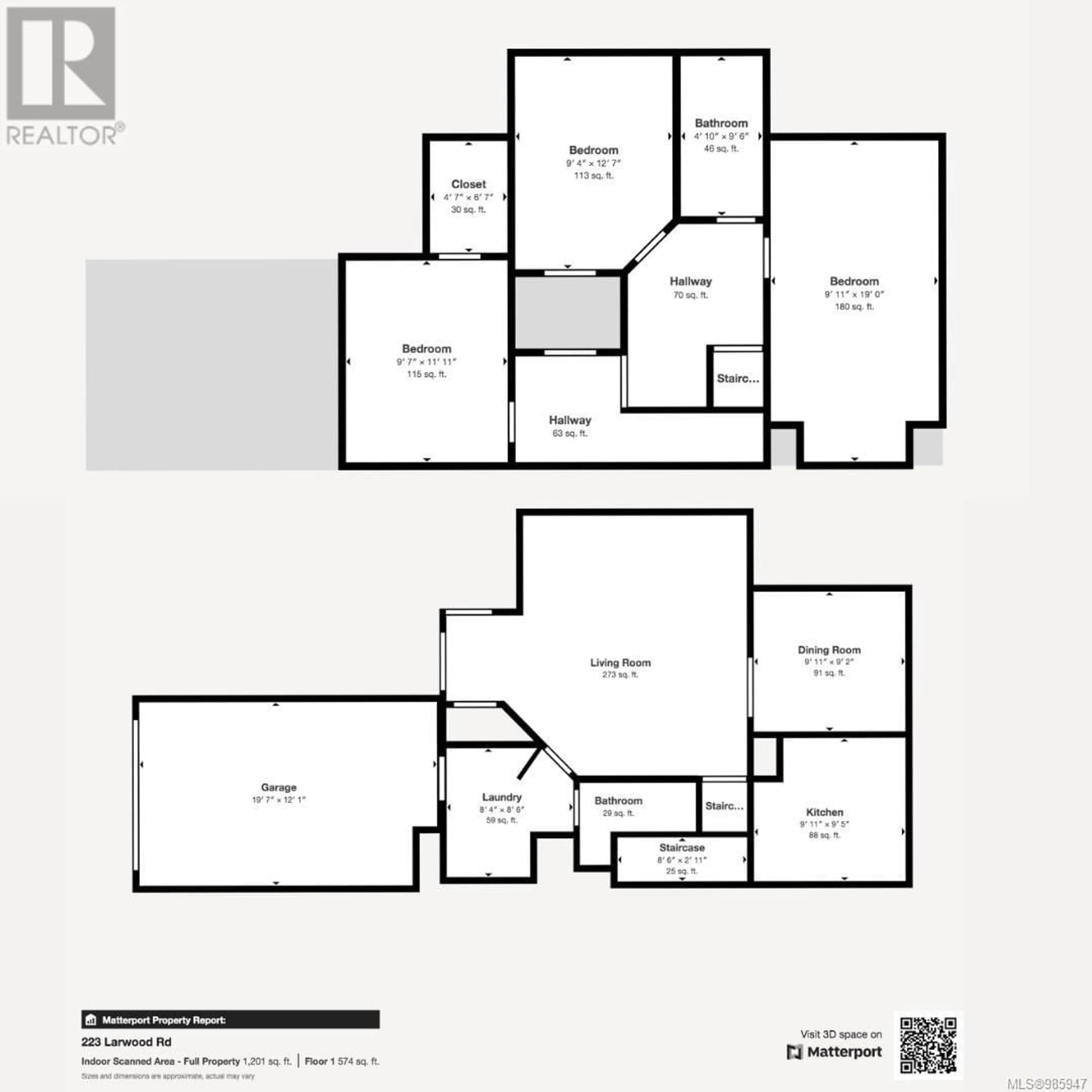 Floor plan for 223 Larwood Rd, Campbell River British Columbia V9W1S3