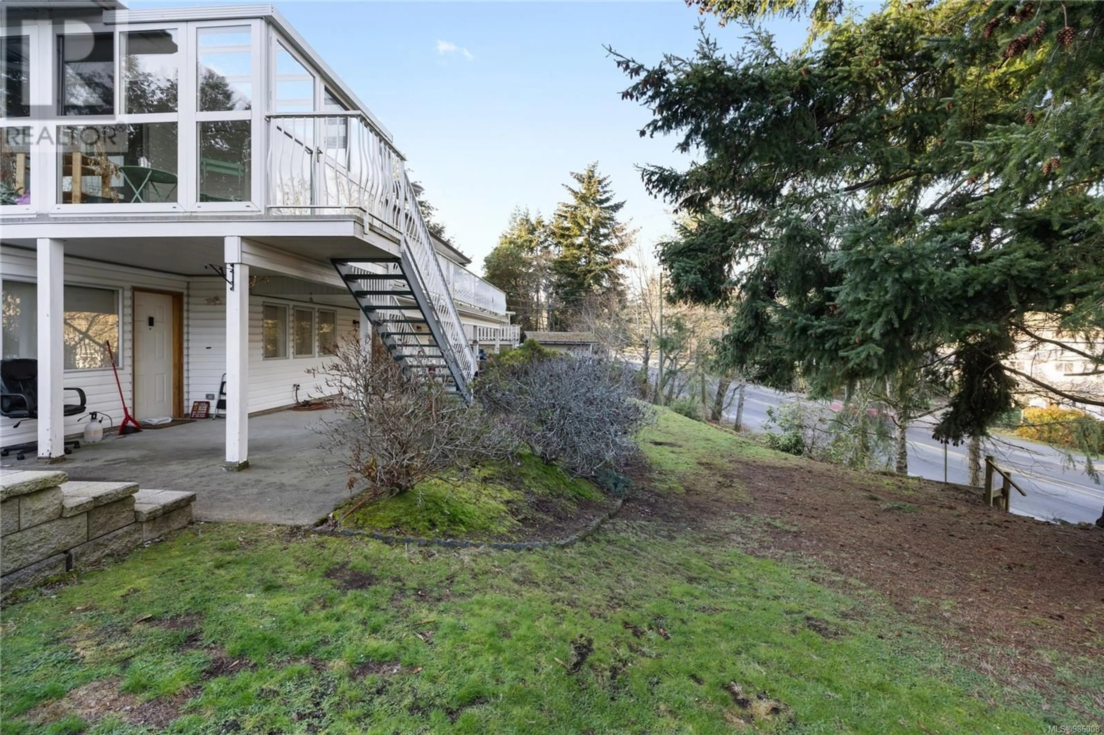 Patio, water/lake/river/ocean view for 4332 Tiki Way, Nanaimo British Columbia V9T4A8