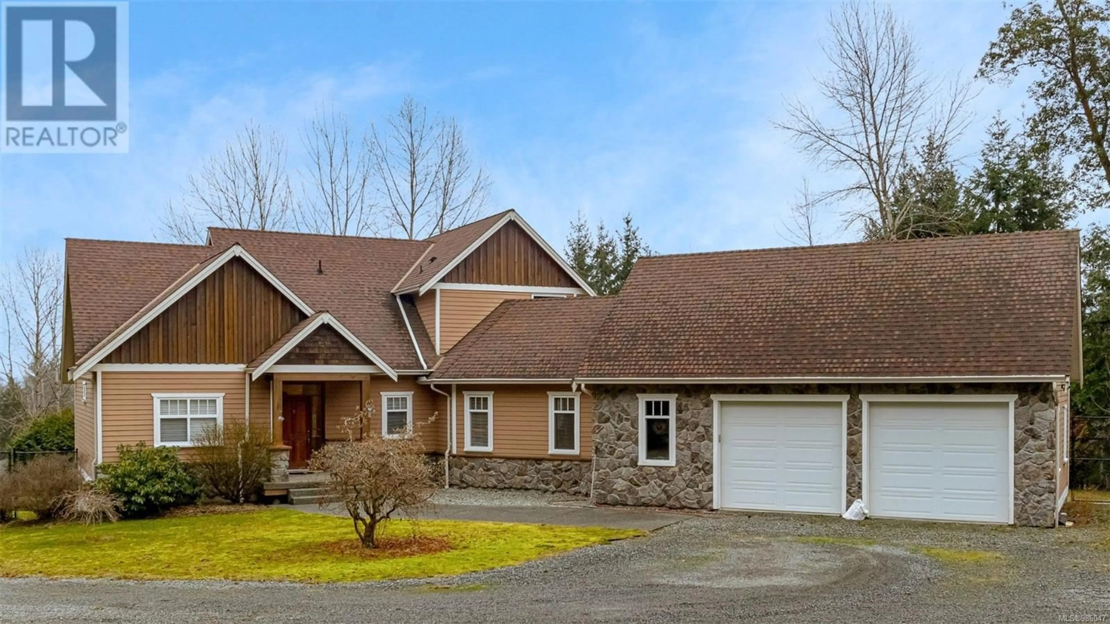 Home with vinyl exterior material, street for 2559 MYLES LAKE ROAD, Nanaimo British Columbia V9X1E7