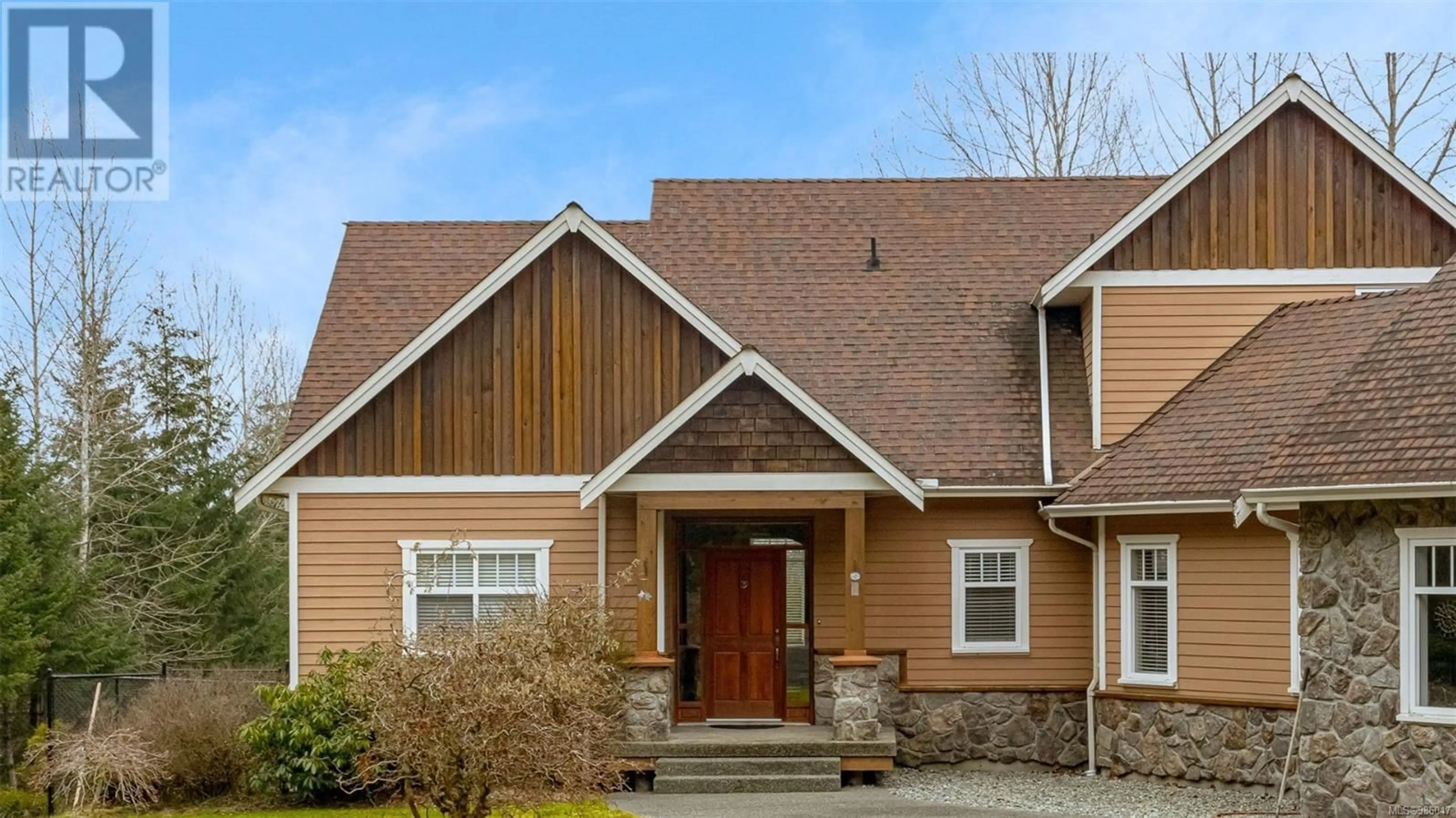 Home with brick exterior material, street for 2559 MYLES LAKE ROAD, Nanaimo British Columbia V9X1E7