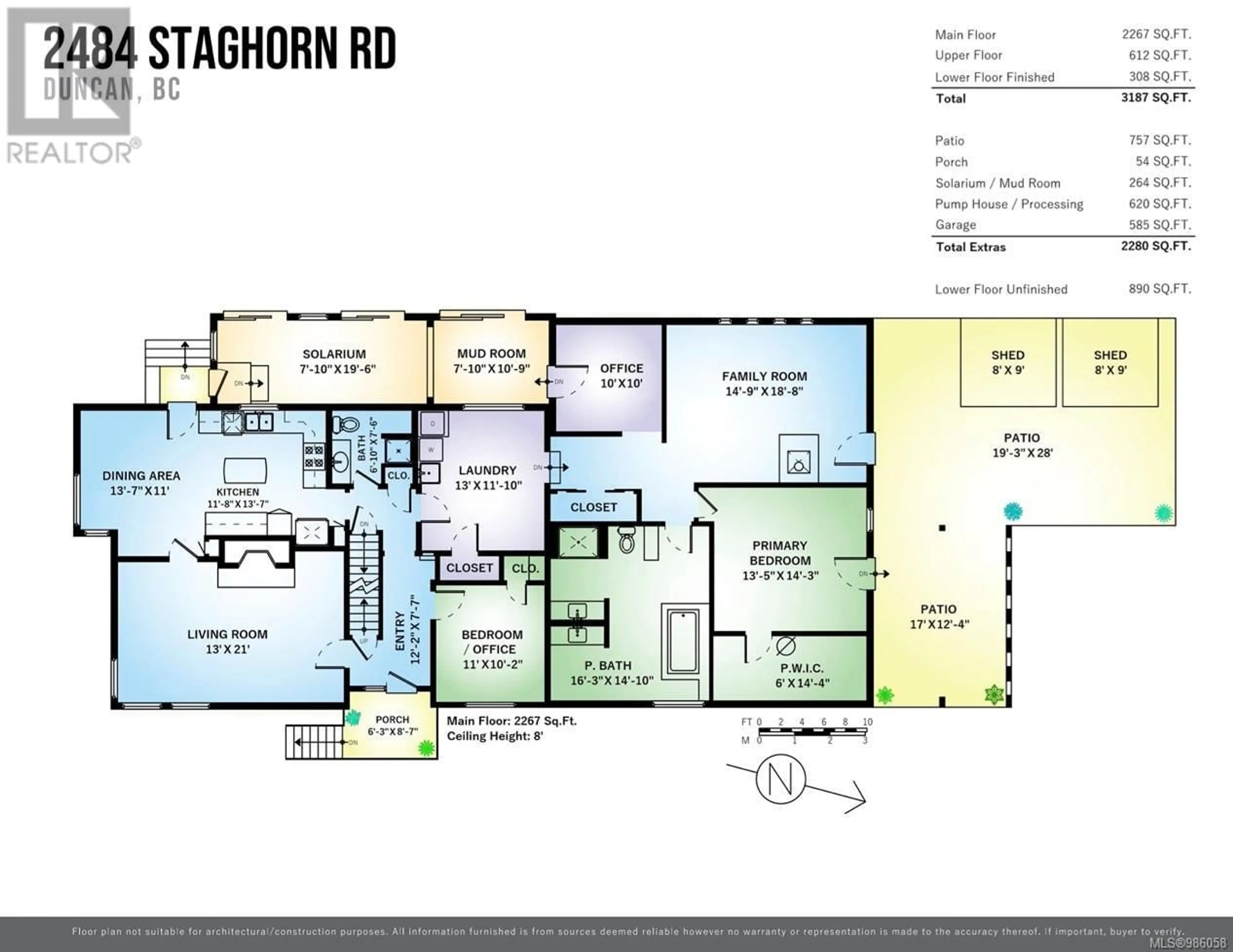 Floor plan for 2484 Staghorn Rd, Duncan British Columbia V9L6L7