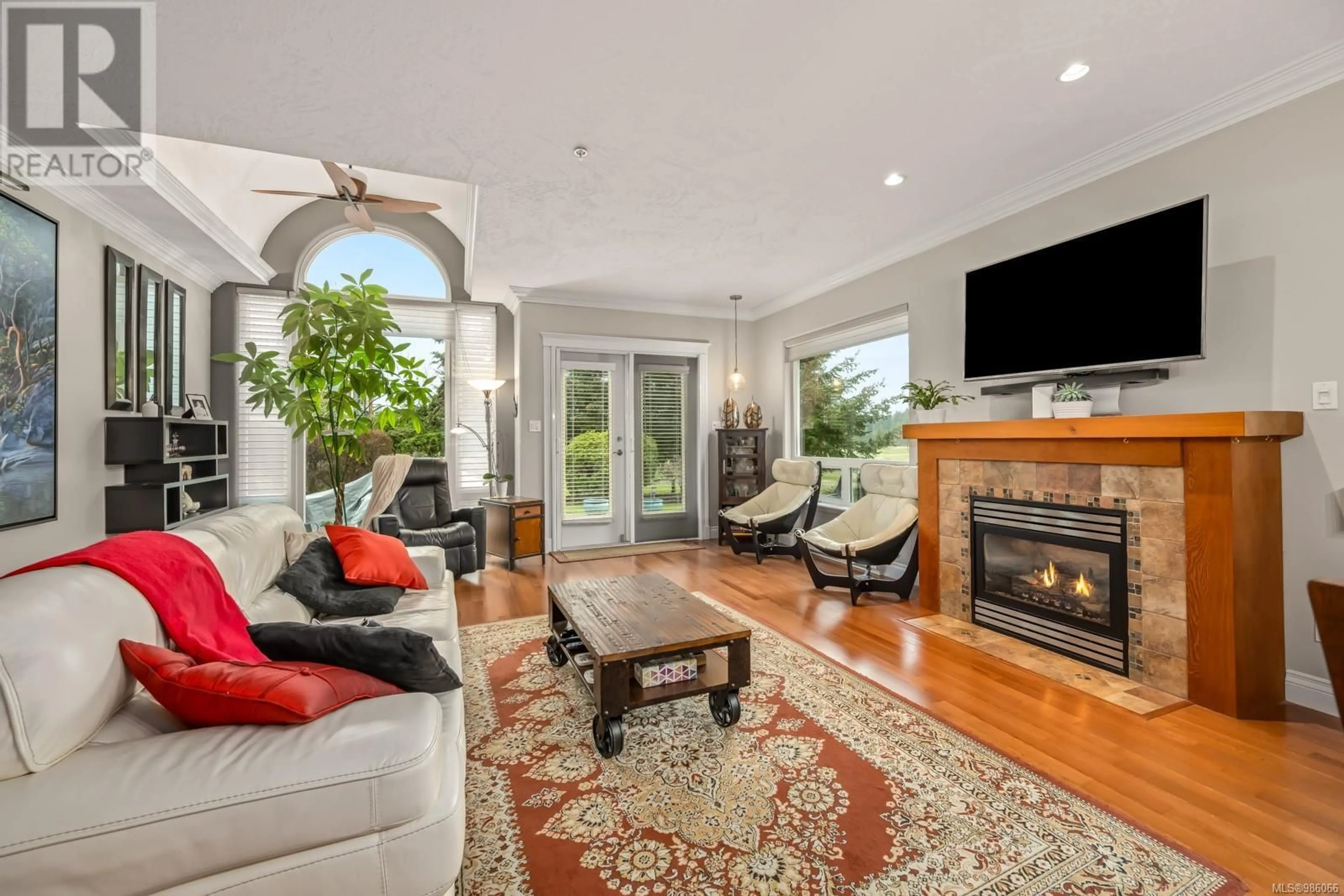 Living room with furniture, unknown for 316 3666 Royal Vista Way, Courtenay British Columbia V9N9X7