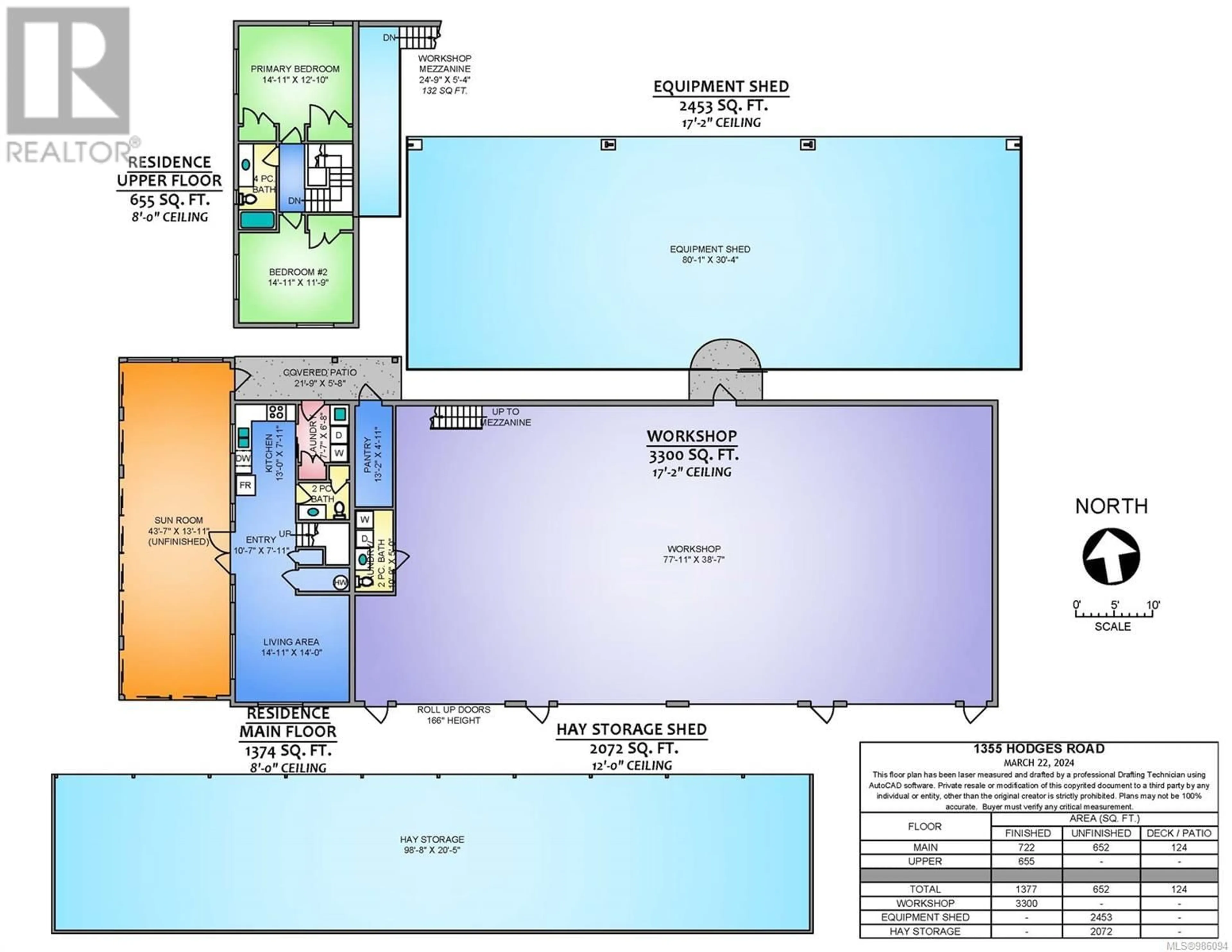 Floor plan for 1355 Hodges Rd, French Creek British Columbia V9P2B5