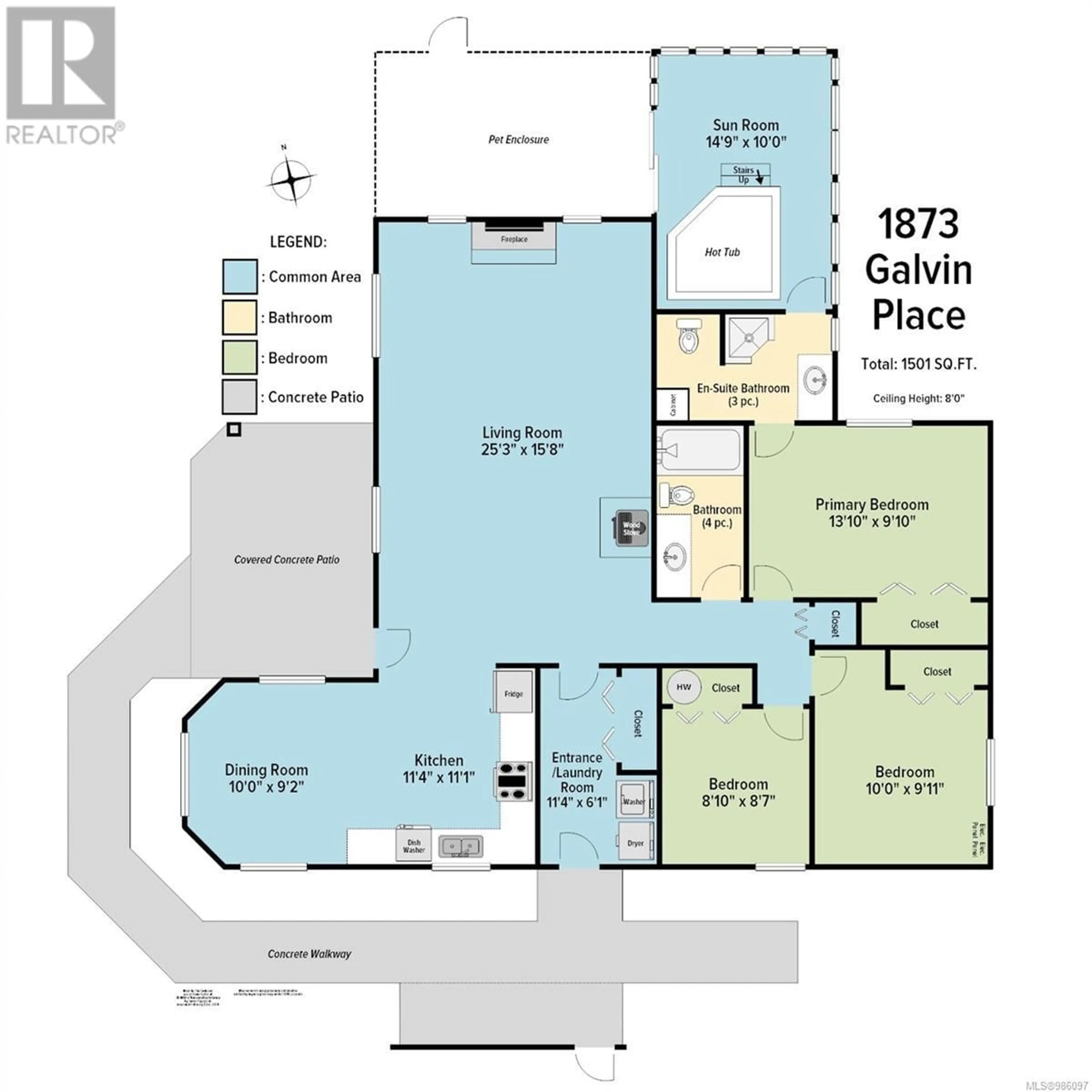 Floor plan for 1873 Galvin Pl, Qualicum Beach British Columbia V9K2V3