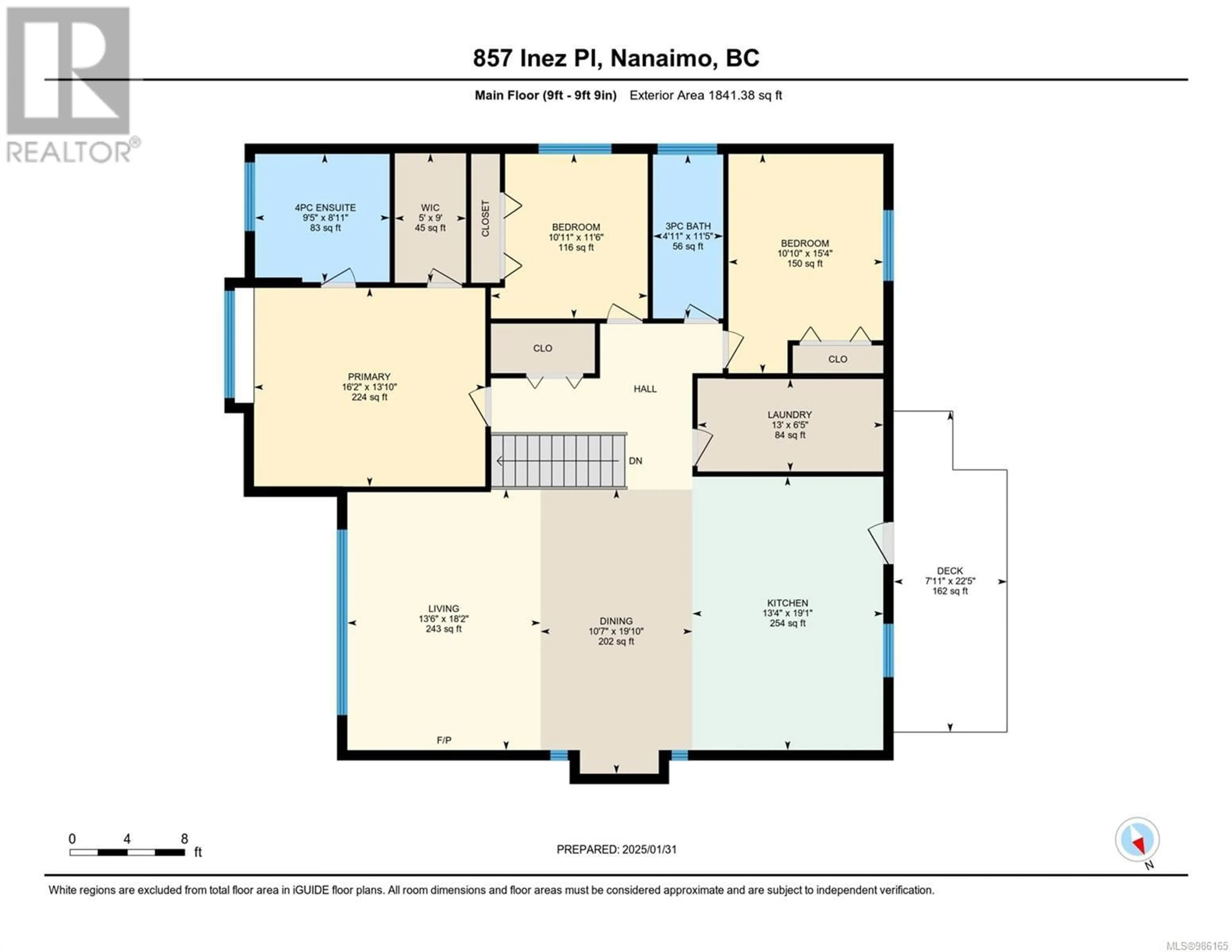 Floor plan for 857 Inez Pl, Nanaimo British Columbia V9R7A3