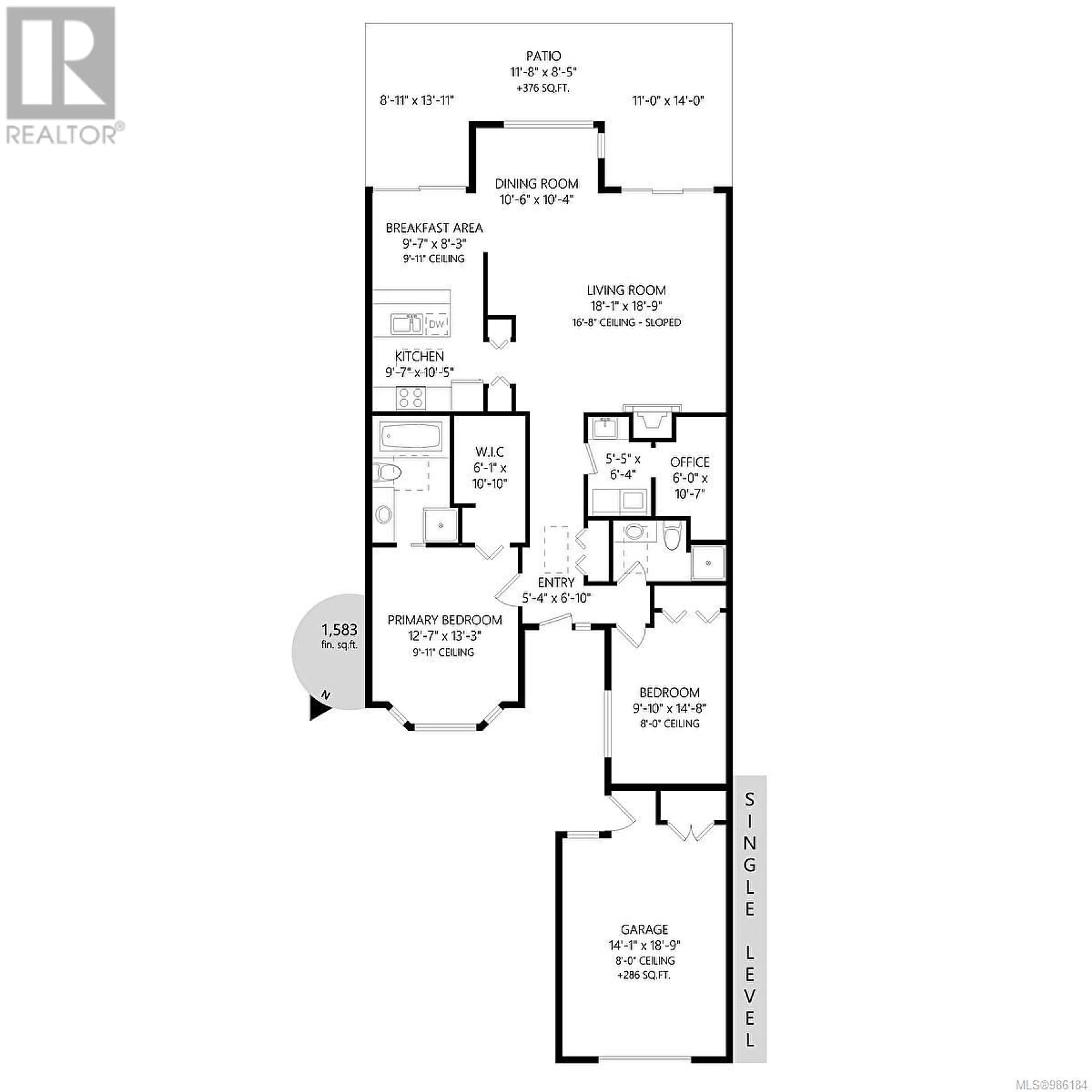 Floor plan for 810 Lakes Blvd, Parksville British Columbia V9P2P8