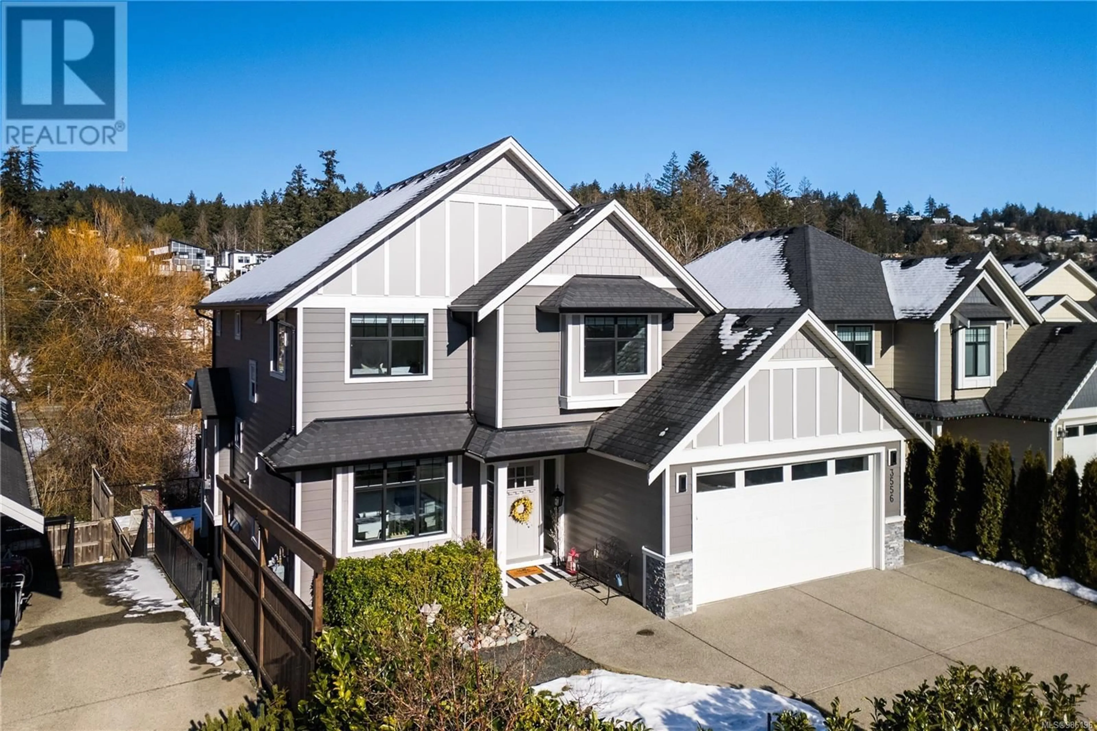 Home with vinyl exterior material, street for 3556 Paperbark Cres, Langford British Columbia V9C0L5