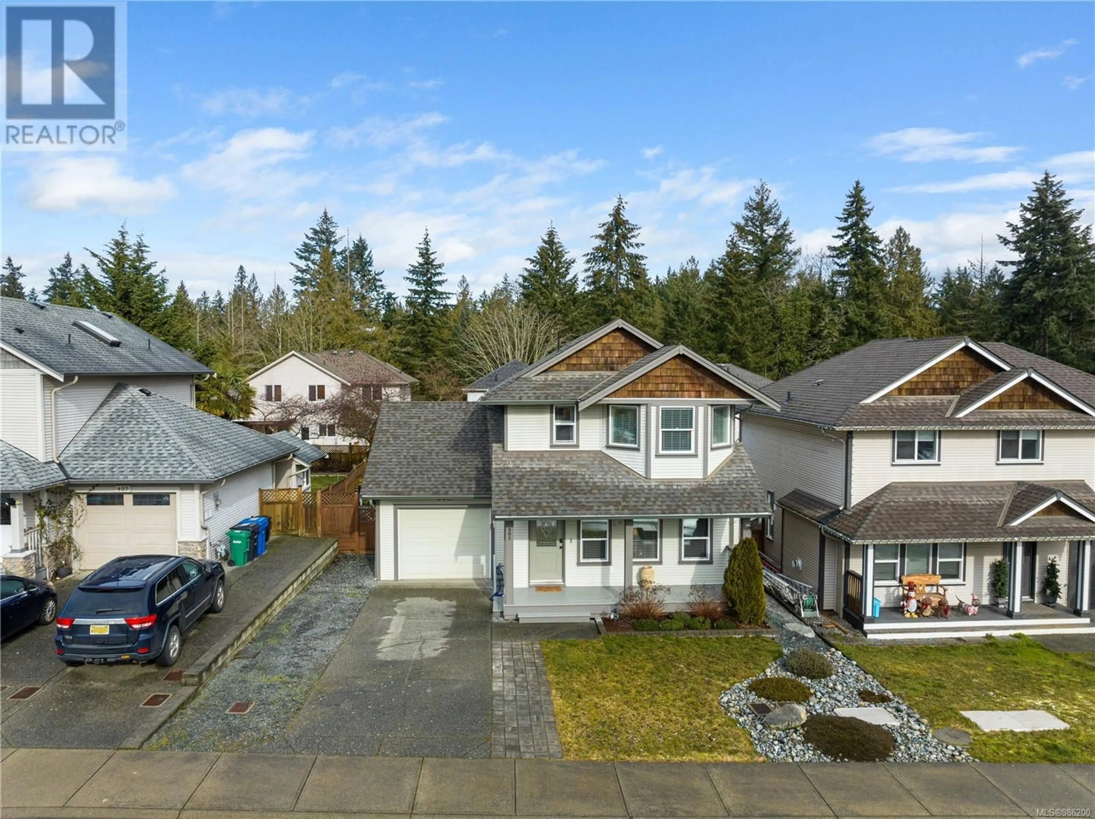 A pic from outside/outdoor area/front of a property/back of a property/a pic from drone, street for 403 Applewood Cres, Nanaimo British Columbia V9R0A6