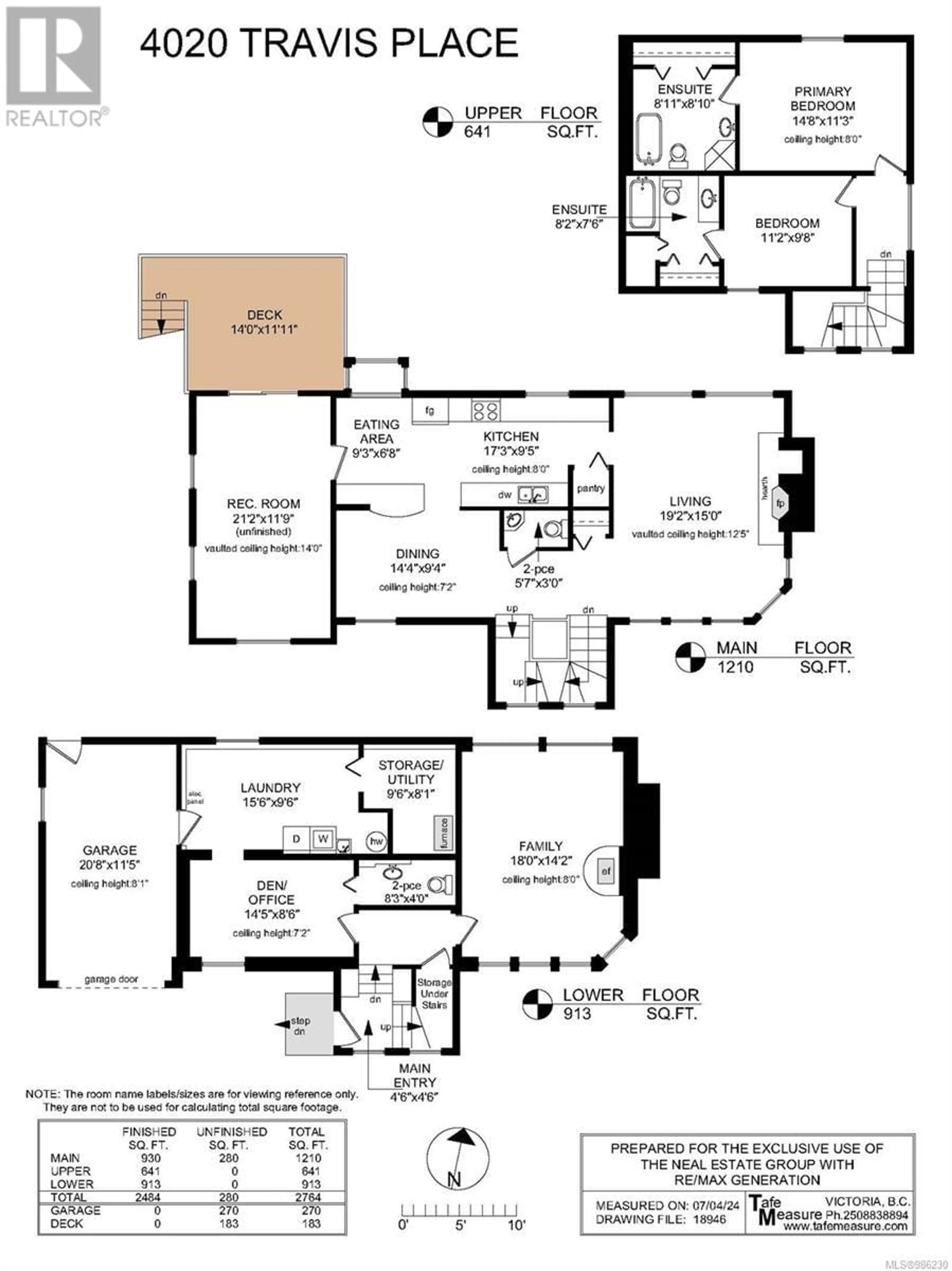 Floor plan for 2638 Sunderland Rd, Langford British Columbia V9B3W3