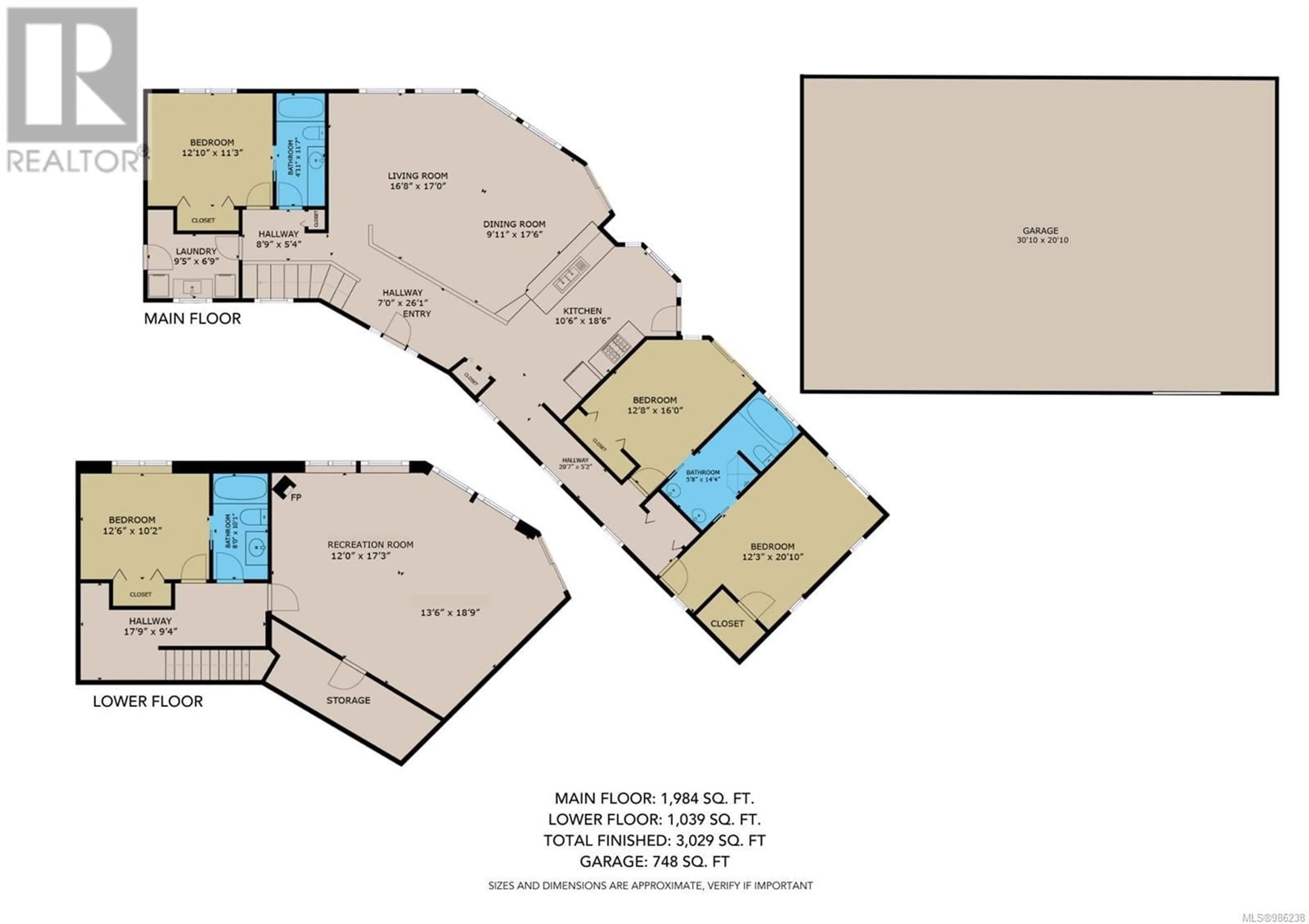 Floor plan for 939 Pacific Pl, Duncan British Columbia V9L5S5