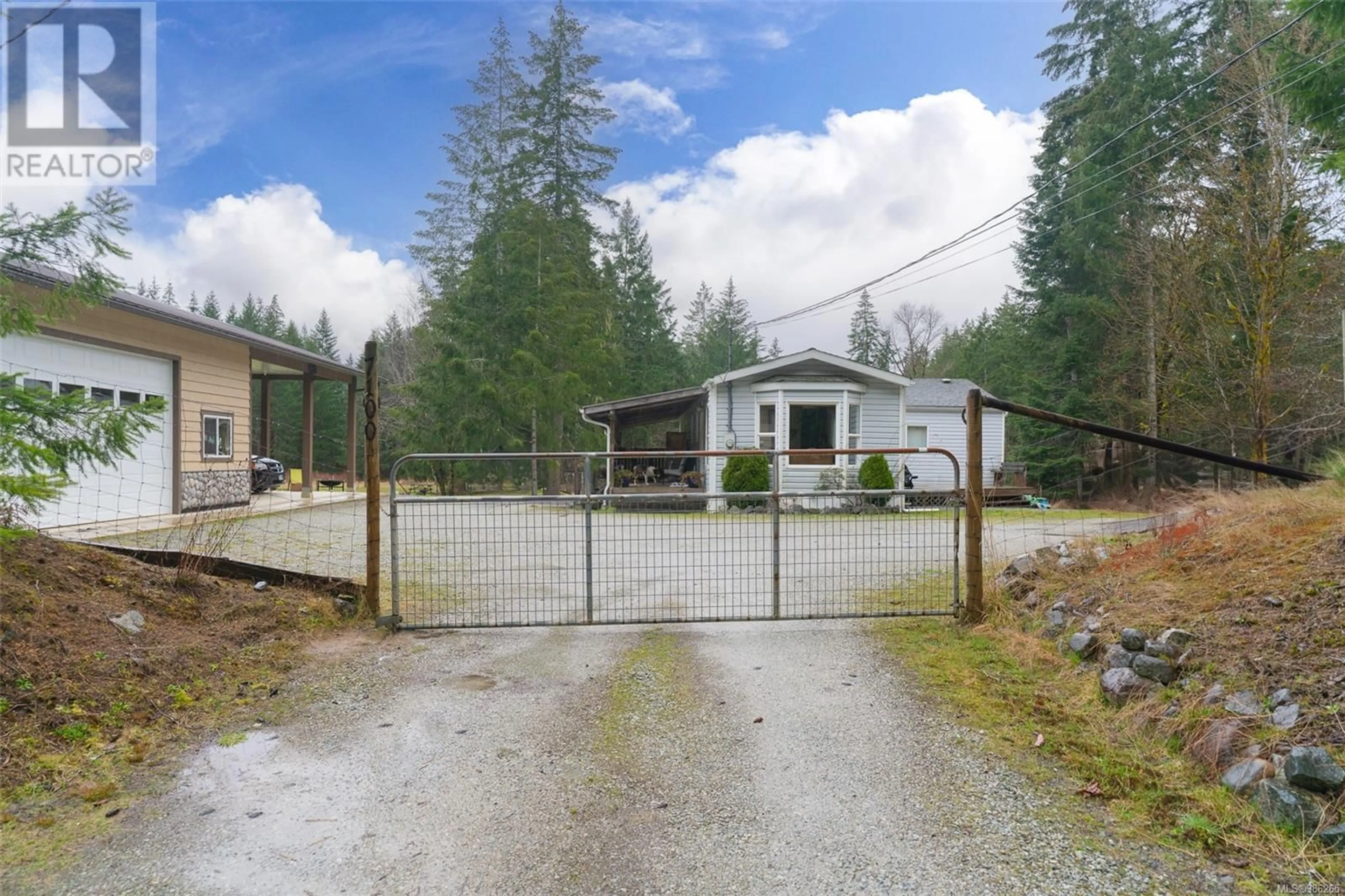 A pic from outside/outdoor area/front of a property/back of a property/a pic from drone, unknown for 7100 BEAVER CREEK ROAD, Port Alberni British Columbia V9Y8M3