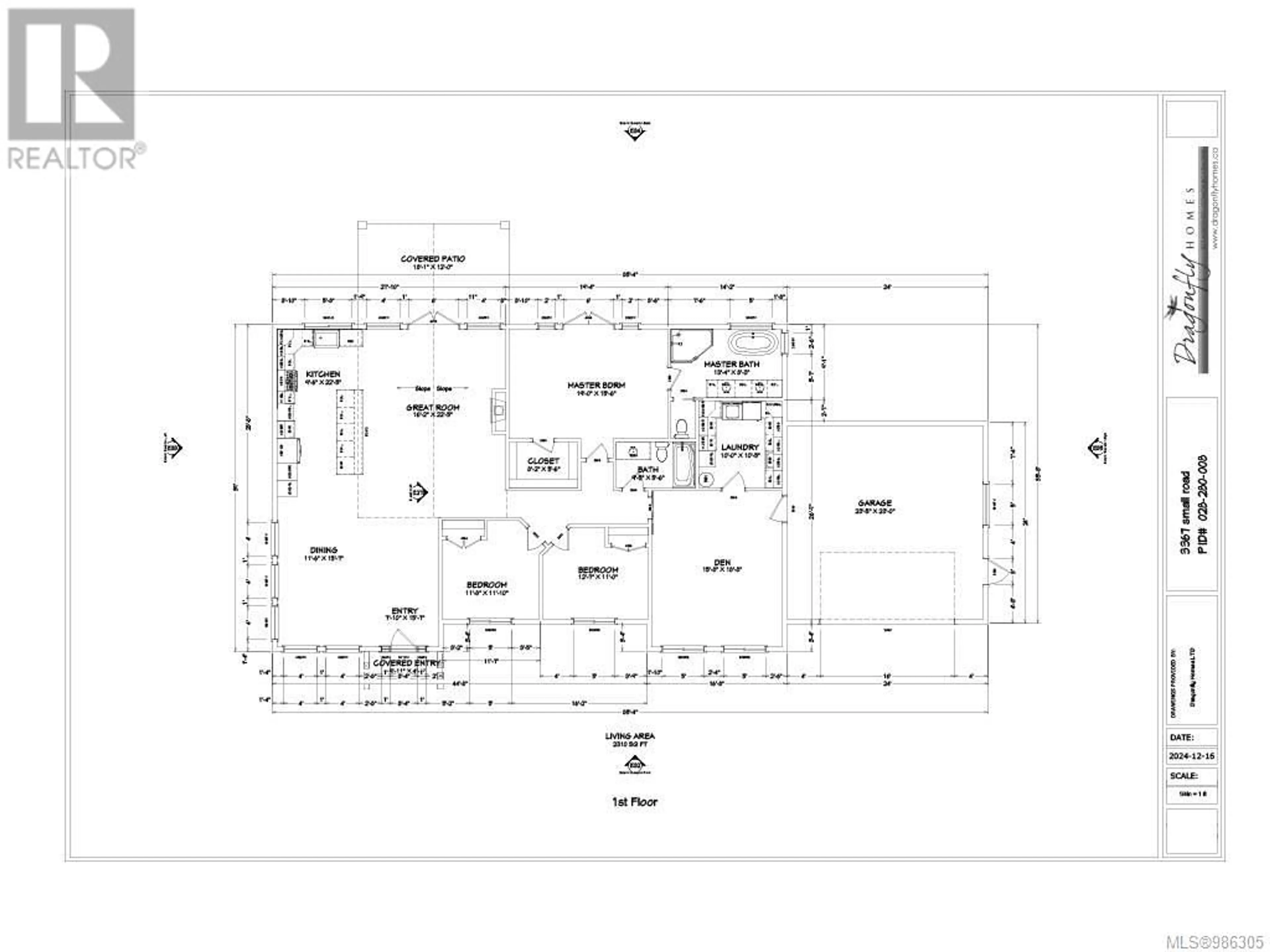 Floor plan for 3368 Small Rd, Cumberland British Columbia V9N3Z6