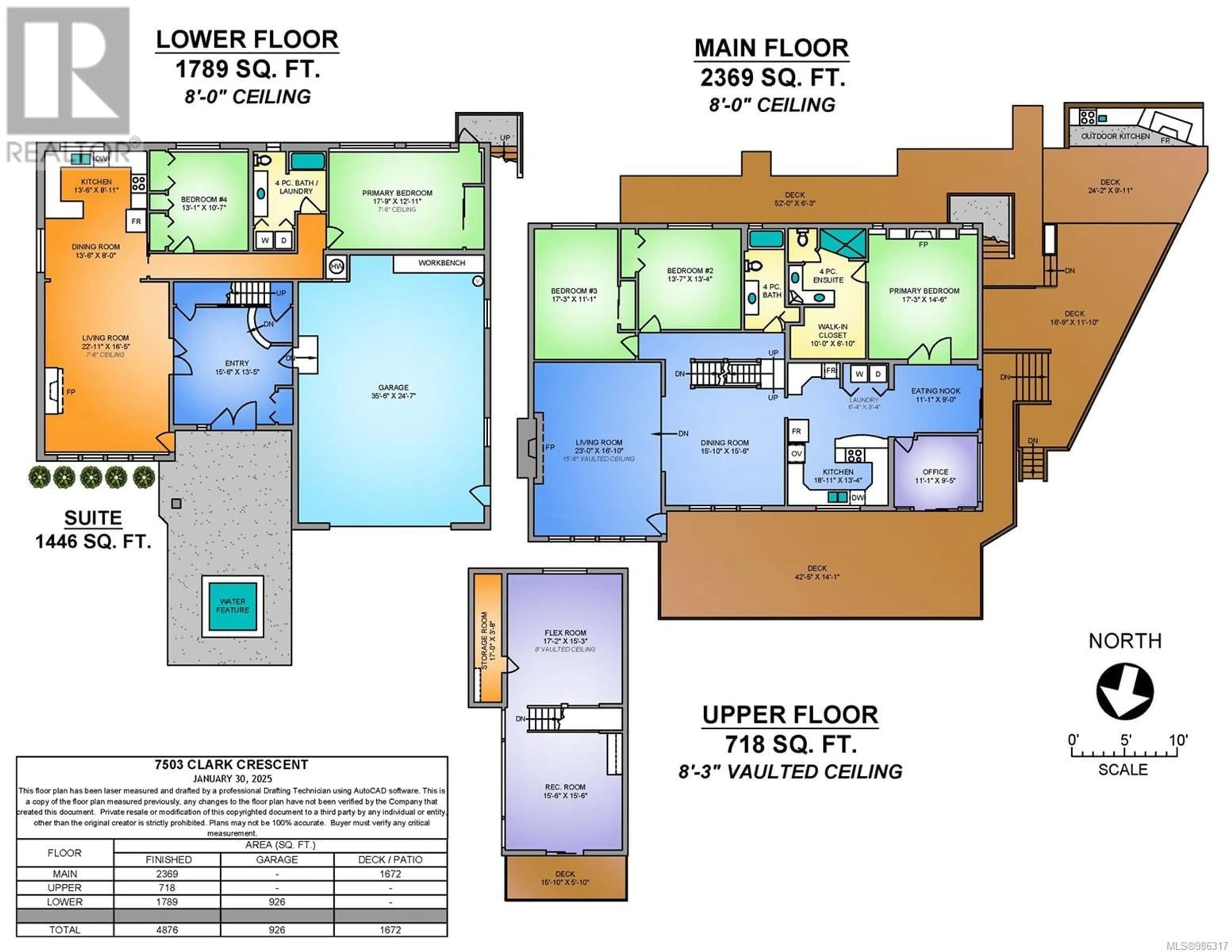 Floor plan for 7503 Clark Cres, Lantzville British Columbia V0R2H0