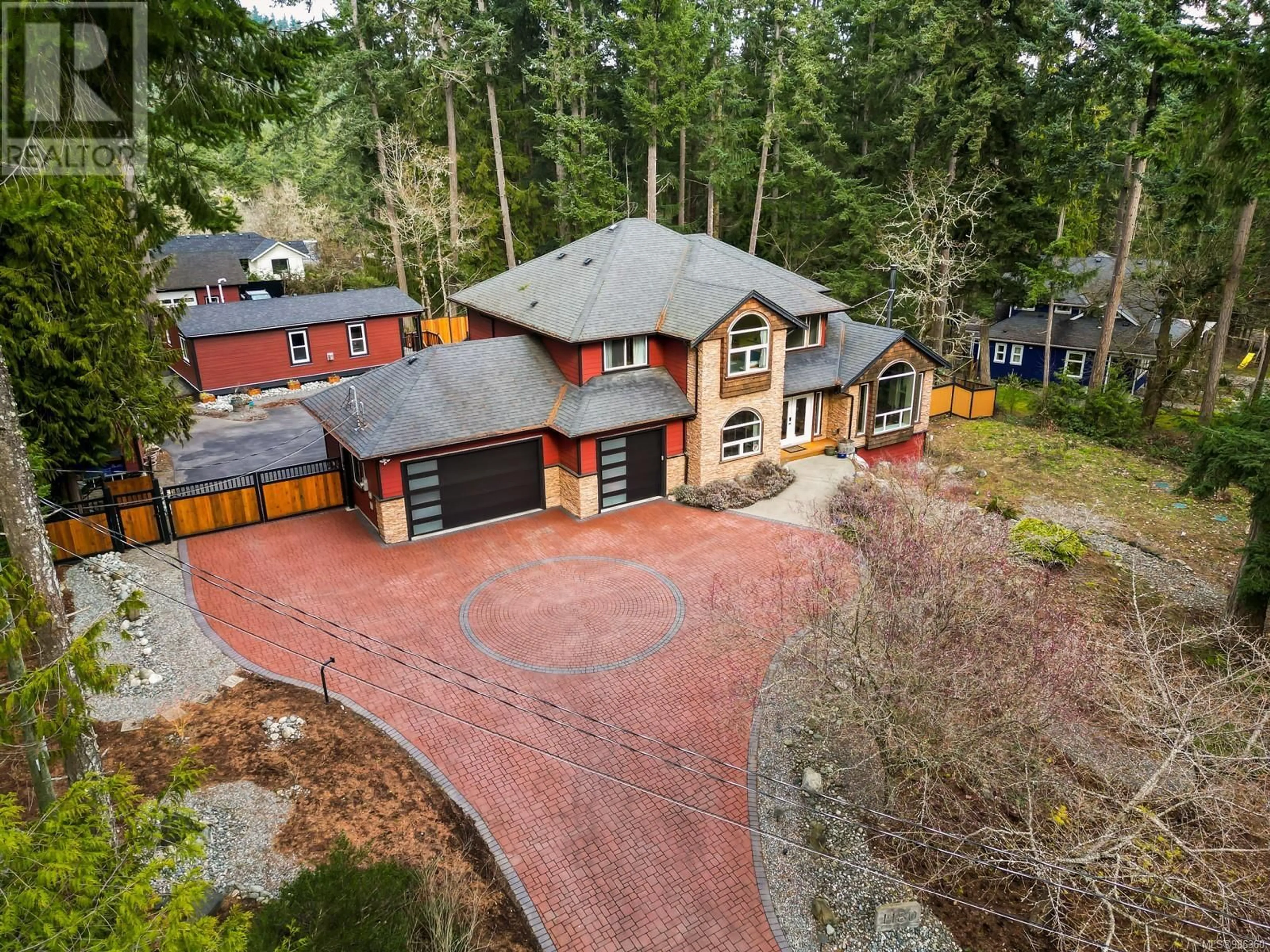 A pic from outside/outdoor area/front of a property/back of a property/a pic from drone, unknown for 1180 Maple Rd, North Saanich British Columbia V8L5P7