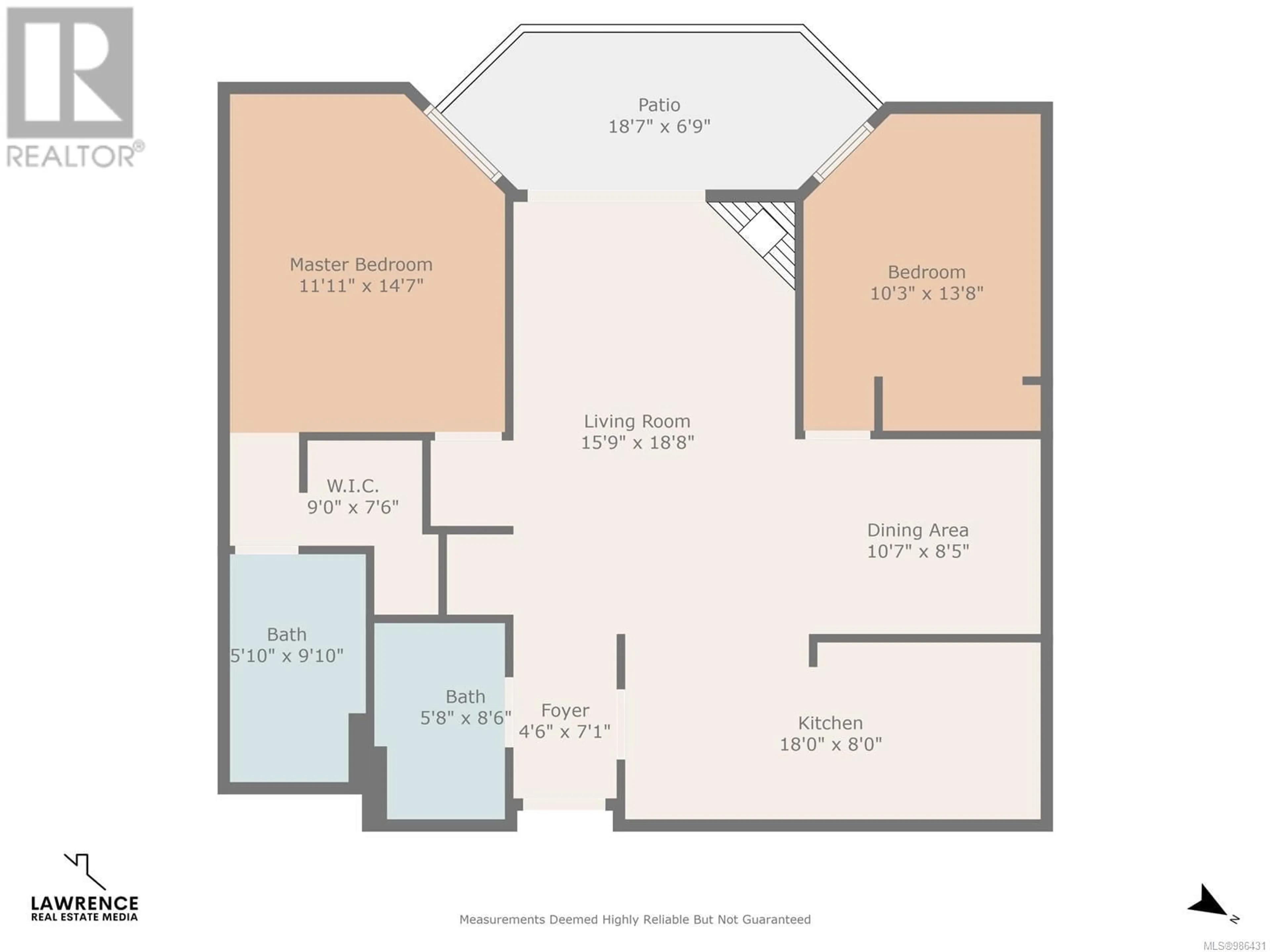 Floor plan for 112 3206 Alder St, Saanich British Columbia V8X1P2