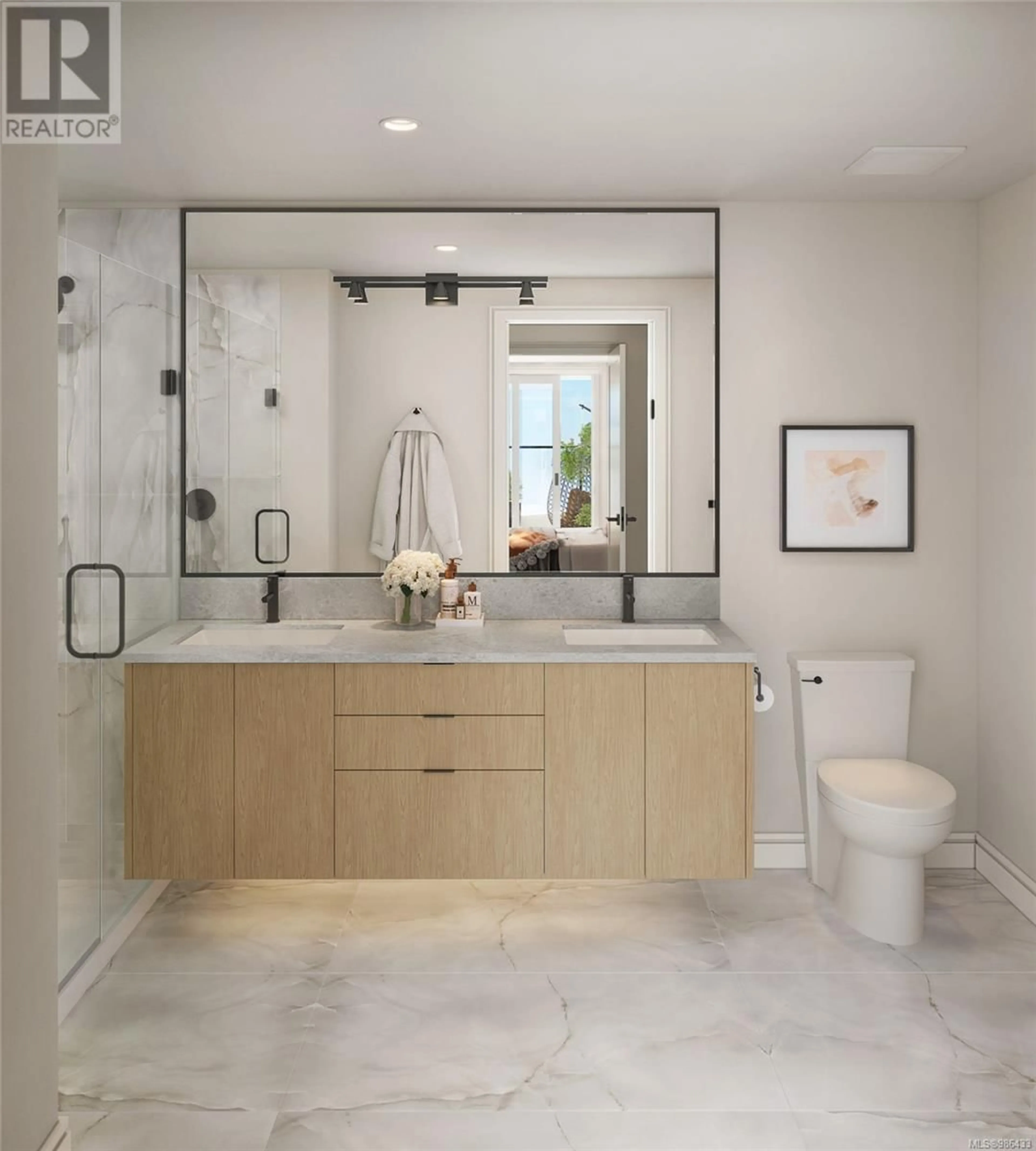 Contemporary bathroom, ceramic/tile floor for 2507 Bronzite Pl, Langford British Columbia V0V0V0