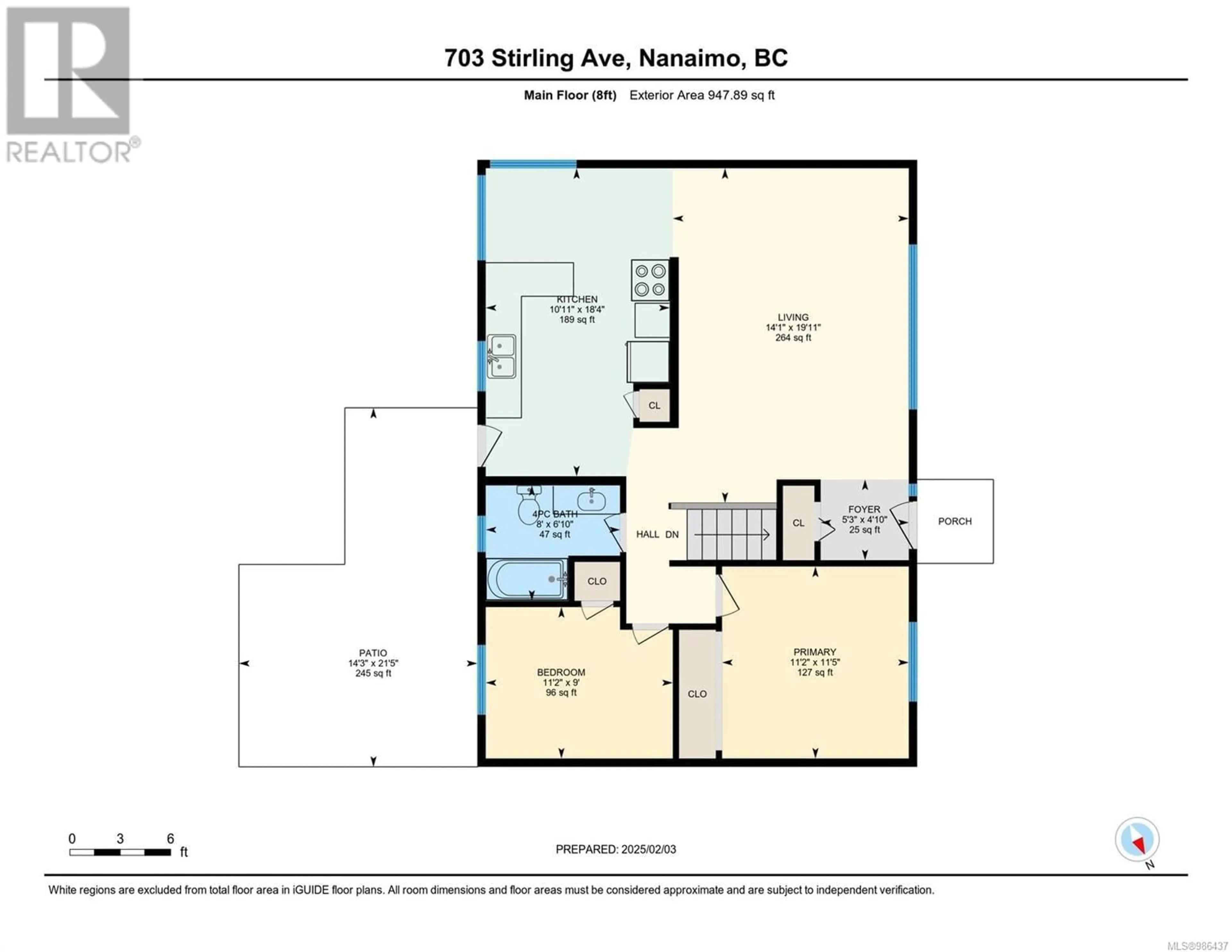 Floor plan for 703 Stirling Ave, Nanaimo British Columbia V9R4C9