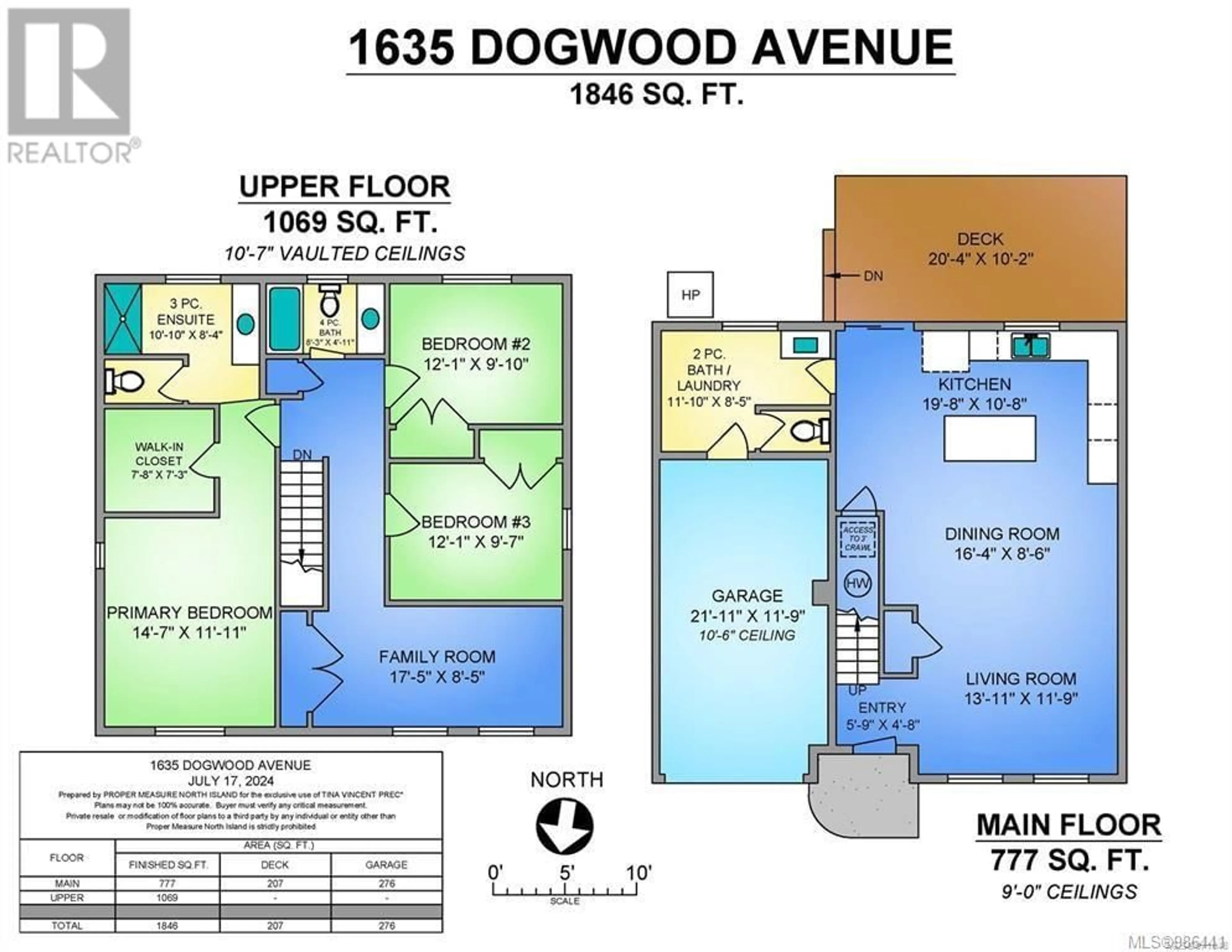 Floor plan for 1635 Dogwood Ave, Comox British Columbia V9M2W8