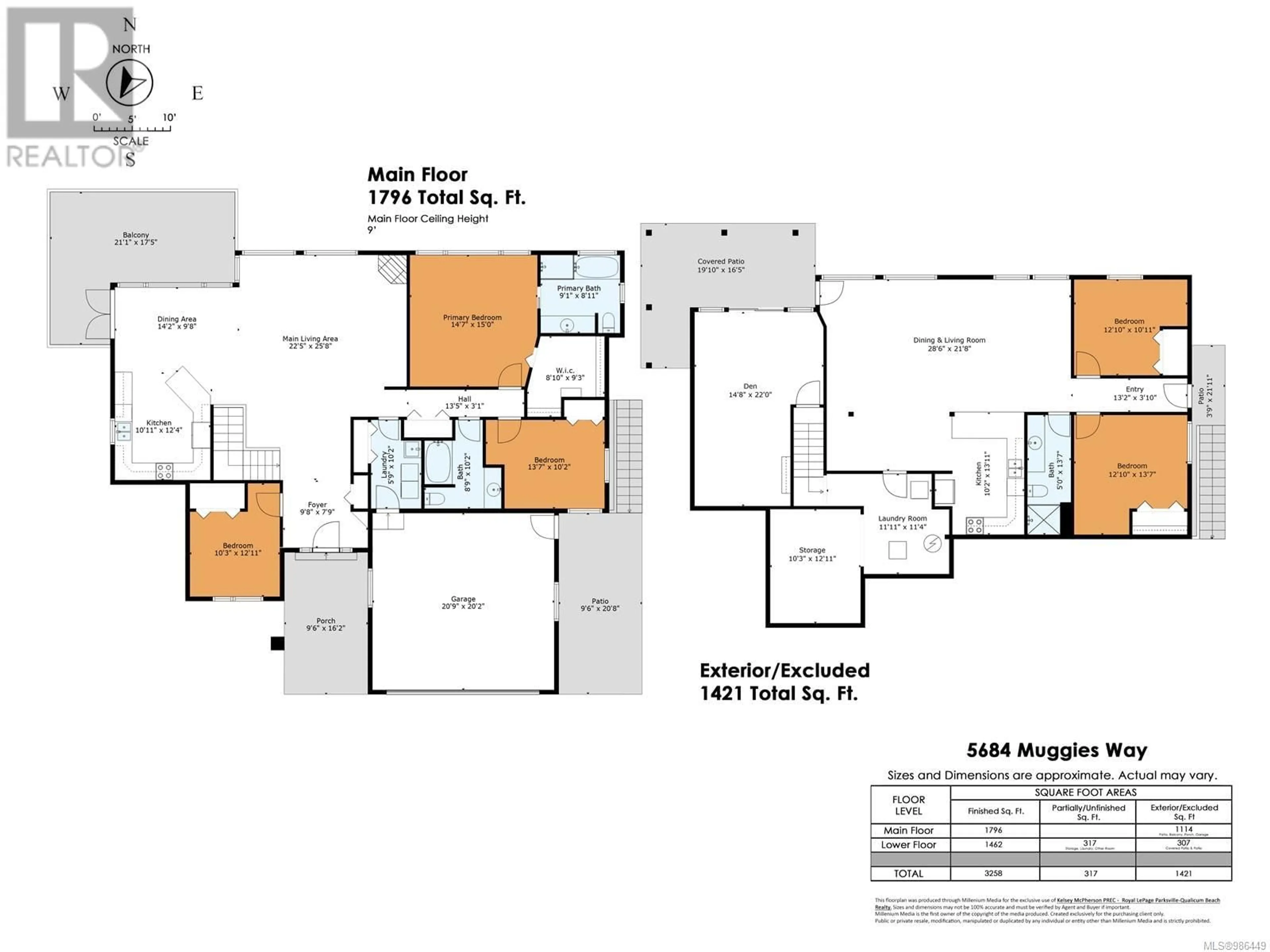 Floor plan for 5684 MUGGIES WAY, Nanaimo British Columbia V9V1W2