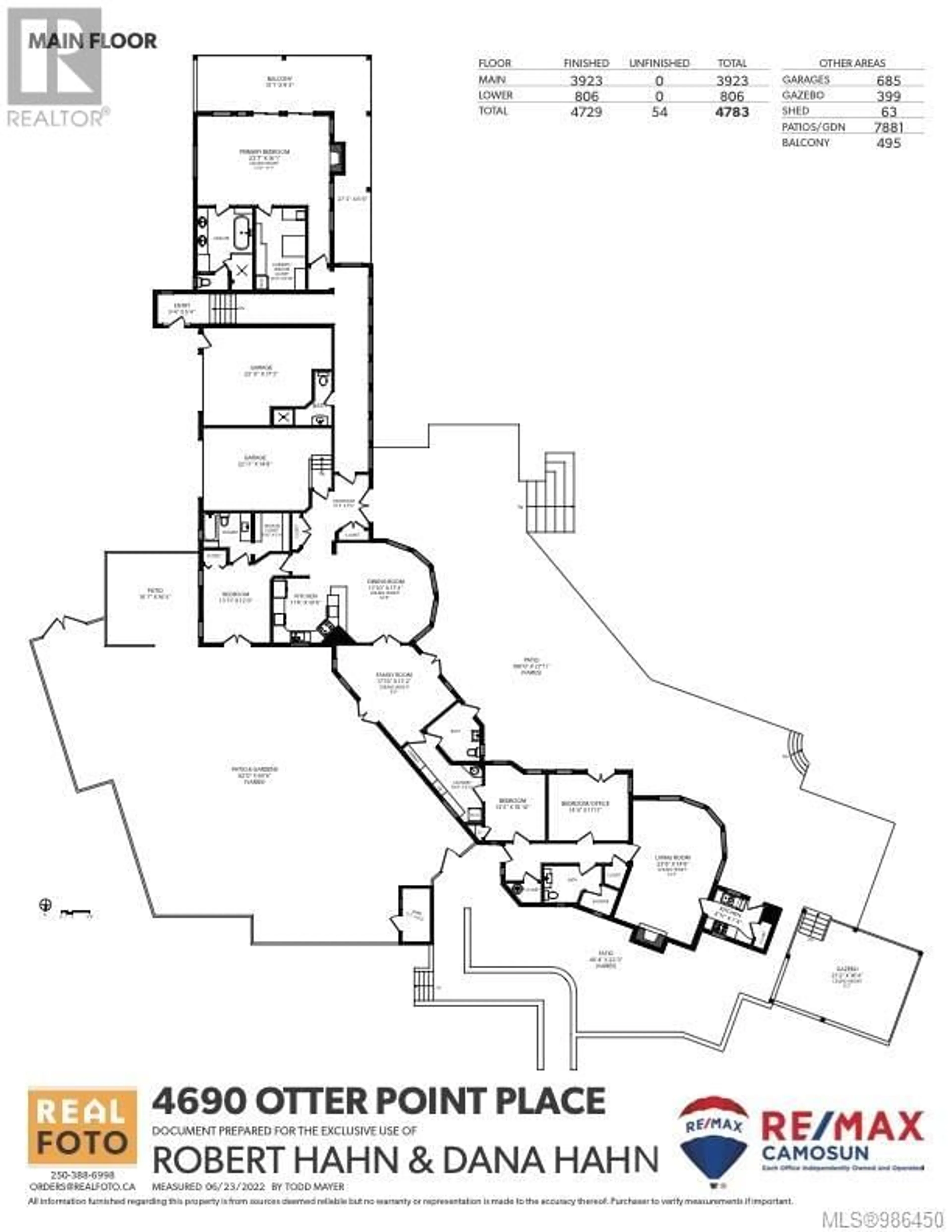 Floor plan for 4690 OTTER POINT PLACE, Sooke British Columbia V9Z0K6