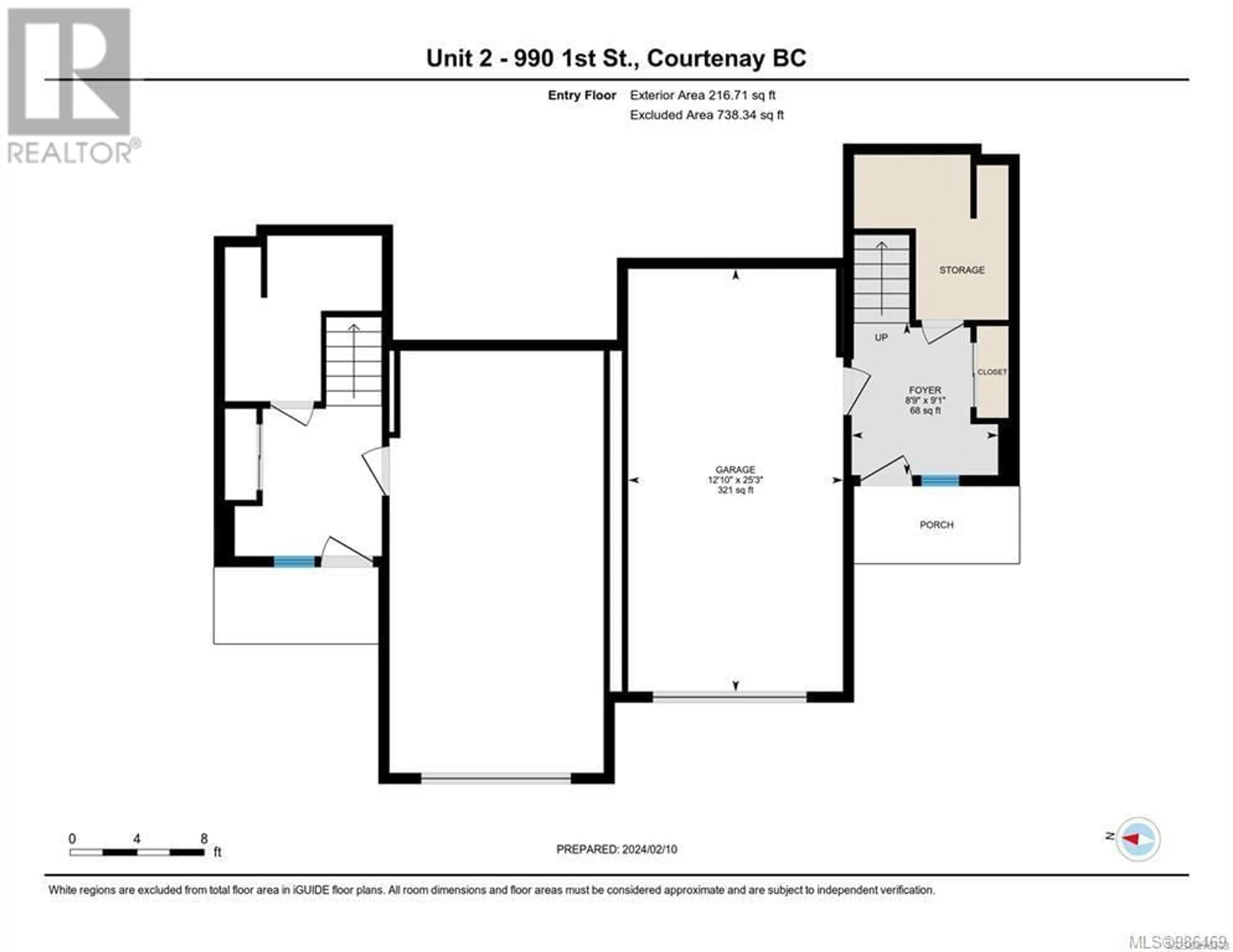 Floor plan for B 990 1st St, Courtenay British Columbia V9N1A9