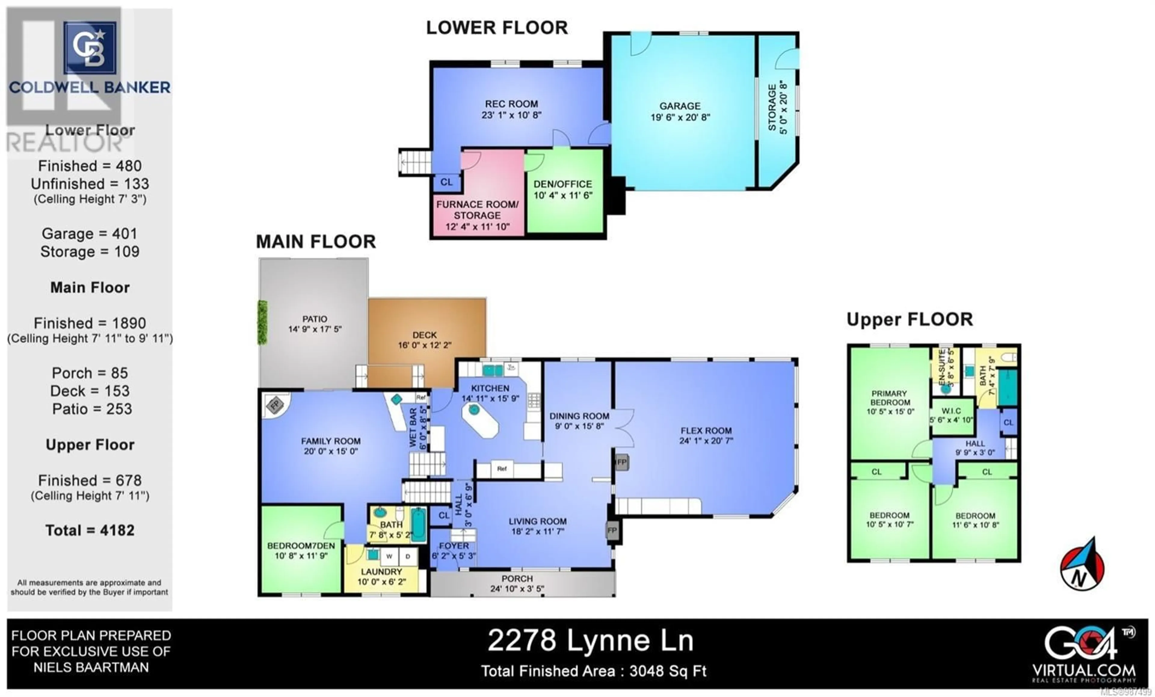 Floor plan for 2278 Lynne Lane, Central Saanich British Columbia V8M1N2