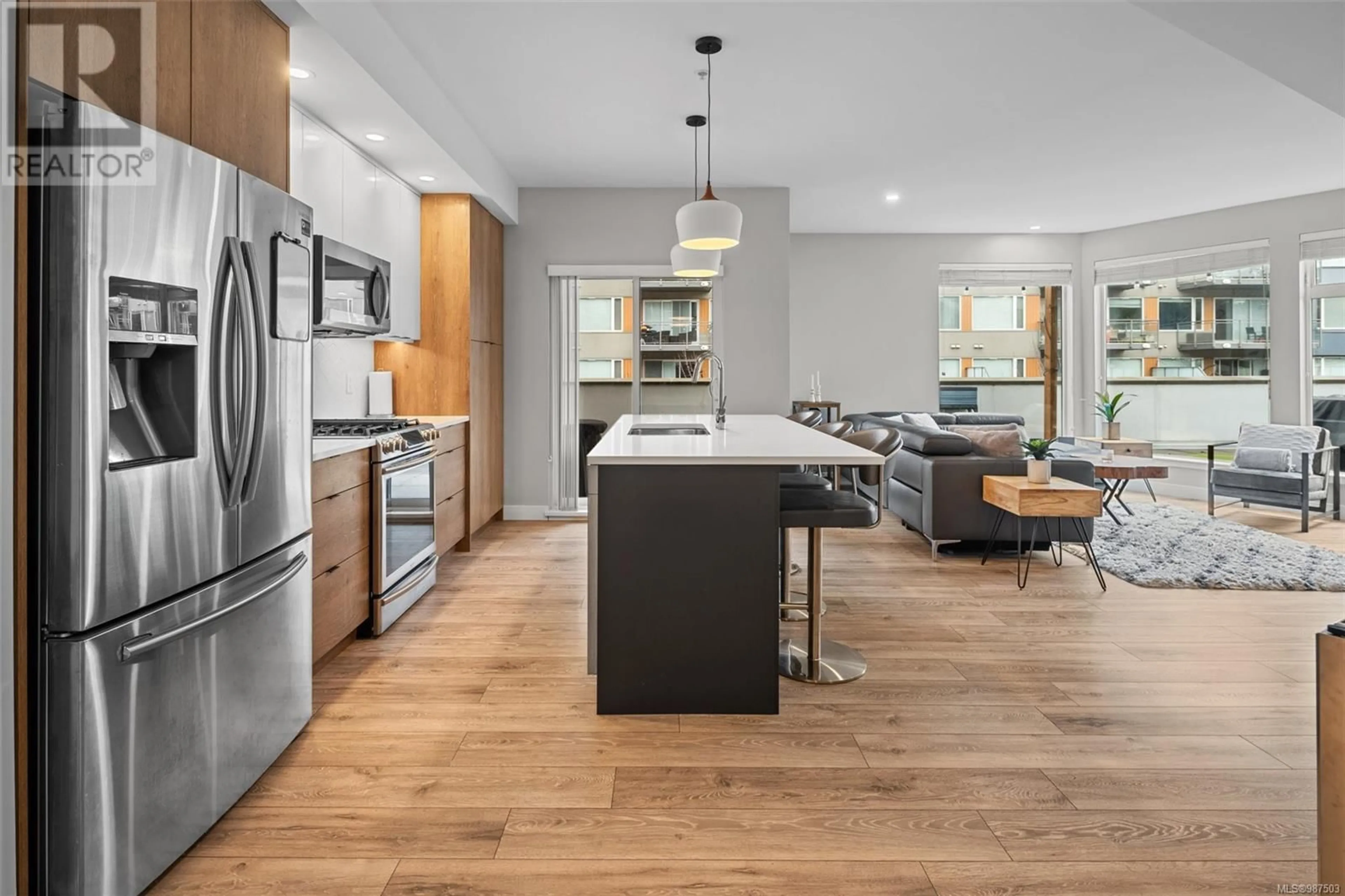 Open concept kitchen, unknown for 202 - 950 WHIRLAWAY CRESCENT, Langford British Columbia V9B0Y3