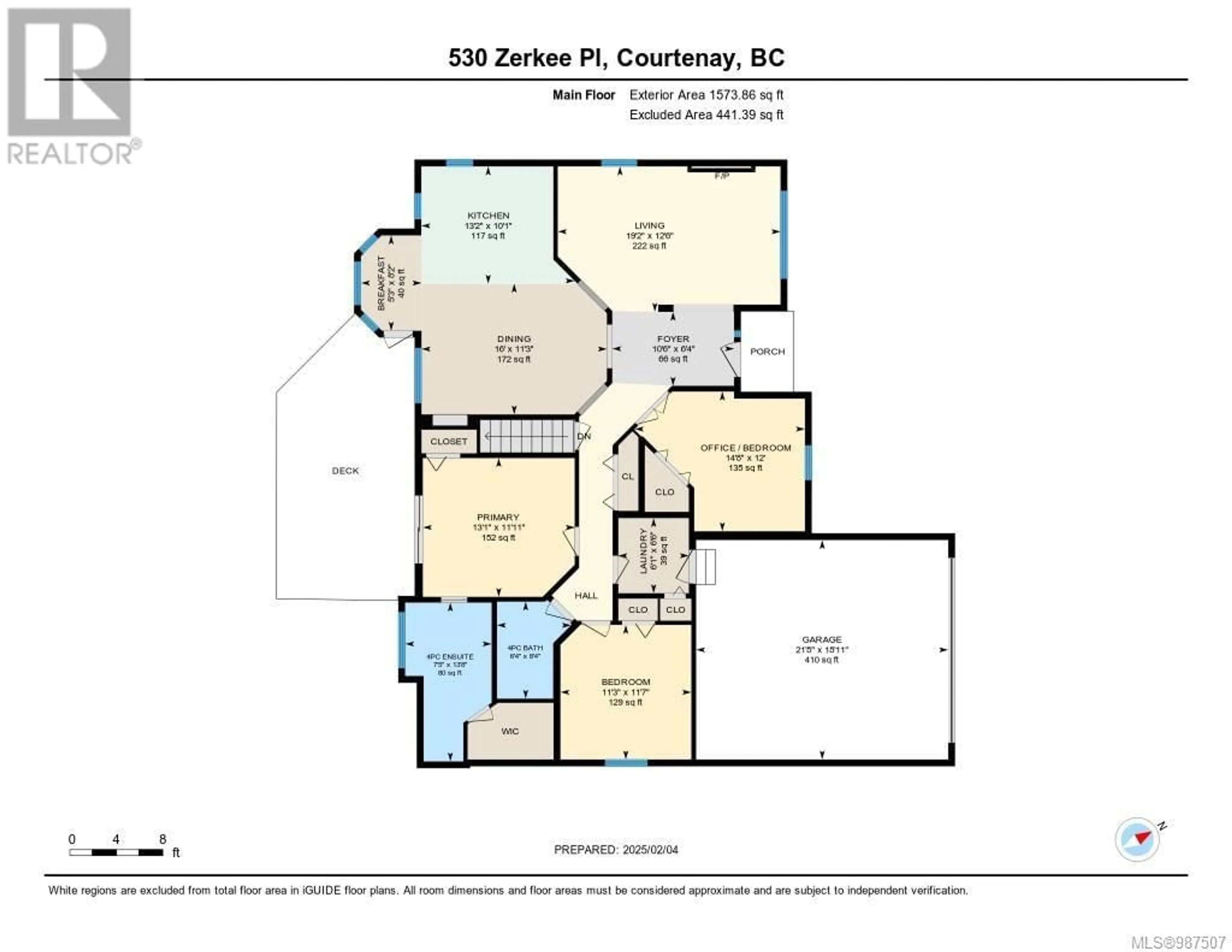 Floor plan for 530 Zerkee Pl, Courtenay British Columbia V9N8J6