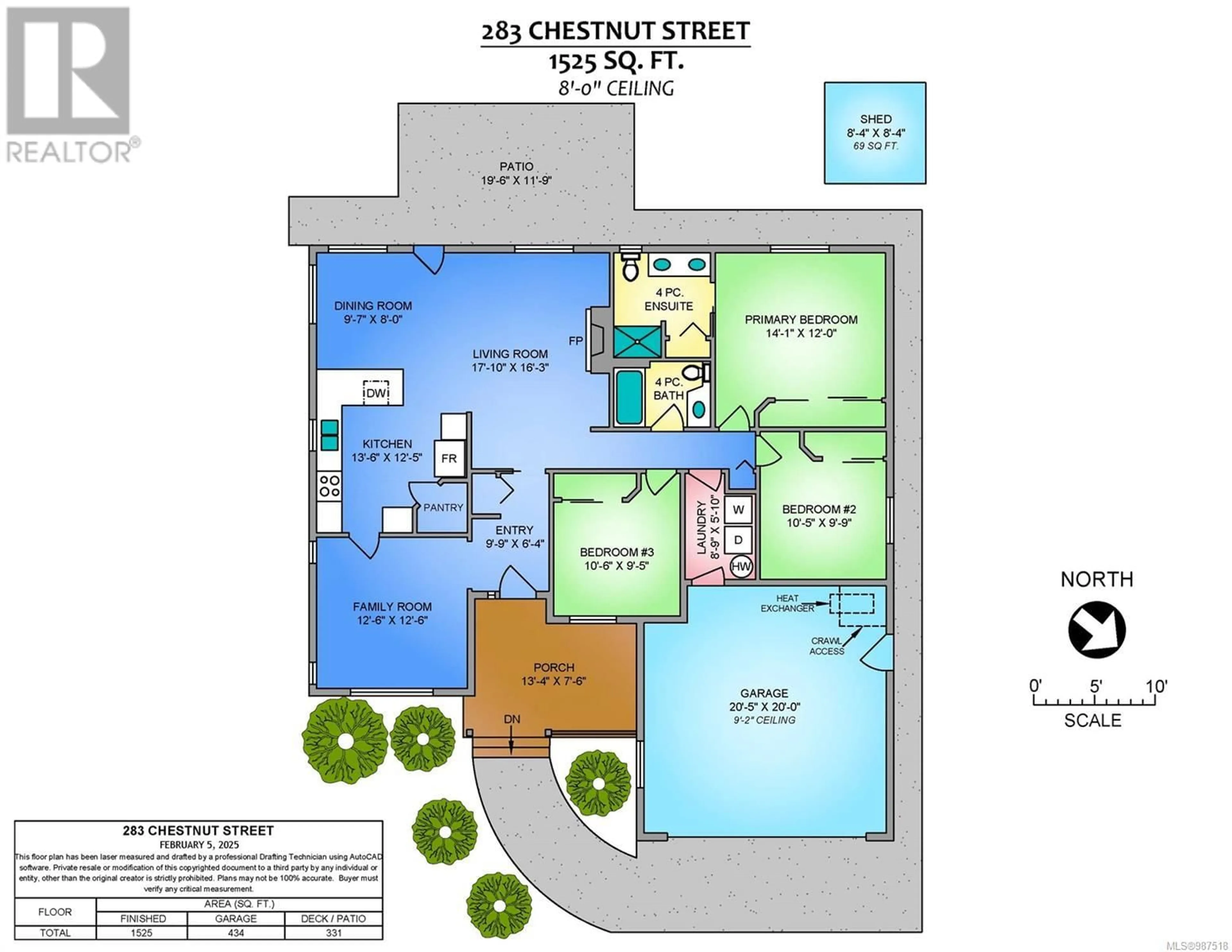 Floor plan for 283 Chestnut St, Parksville British Columbia V9P2V7