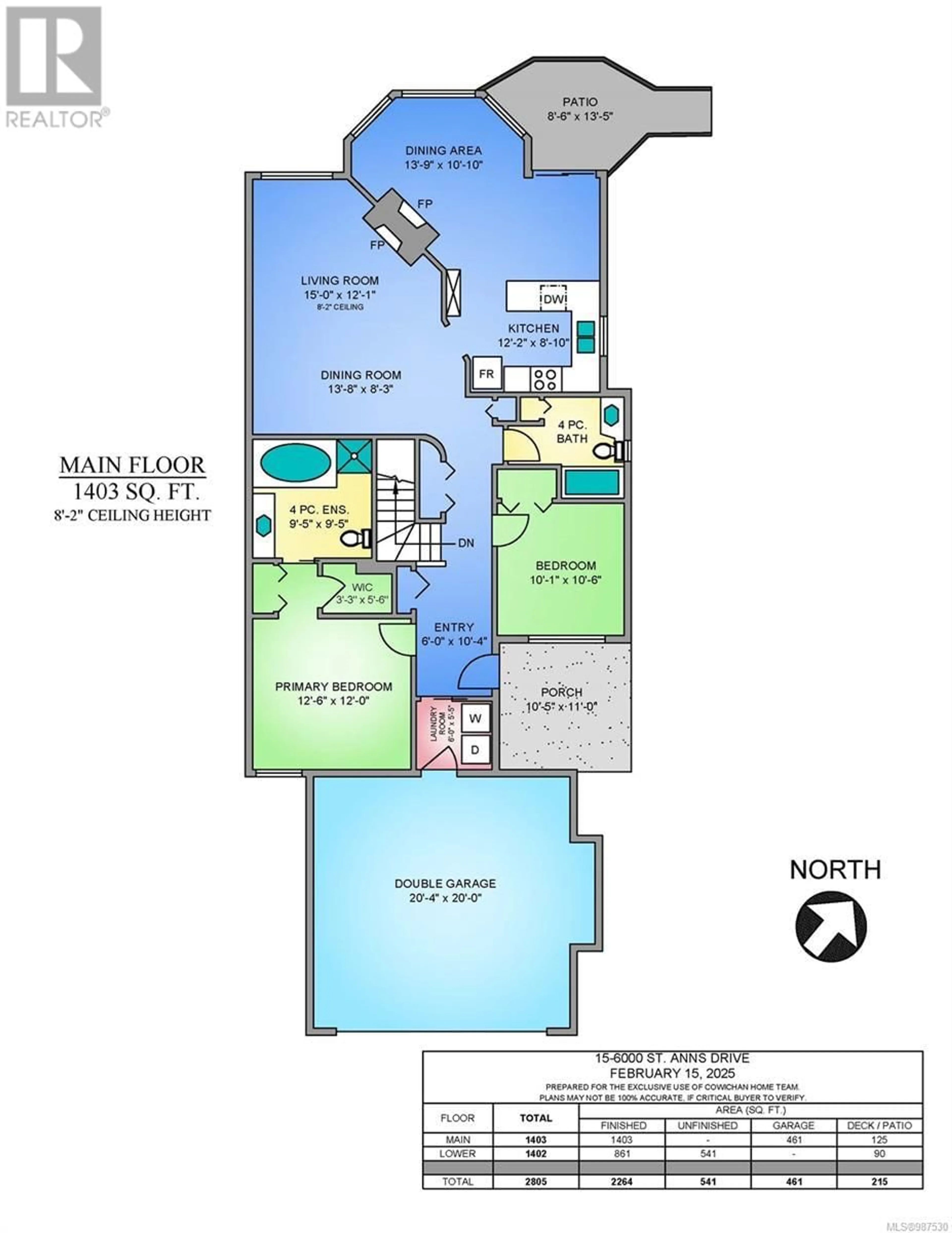 Floor plan for 15 6000 St. Ann's Dr, Duncan British Columbia V9L5T1